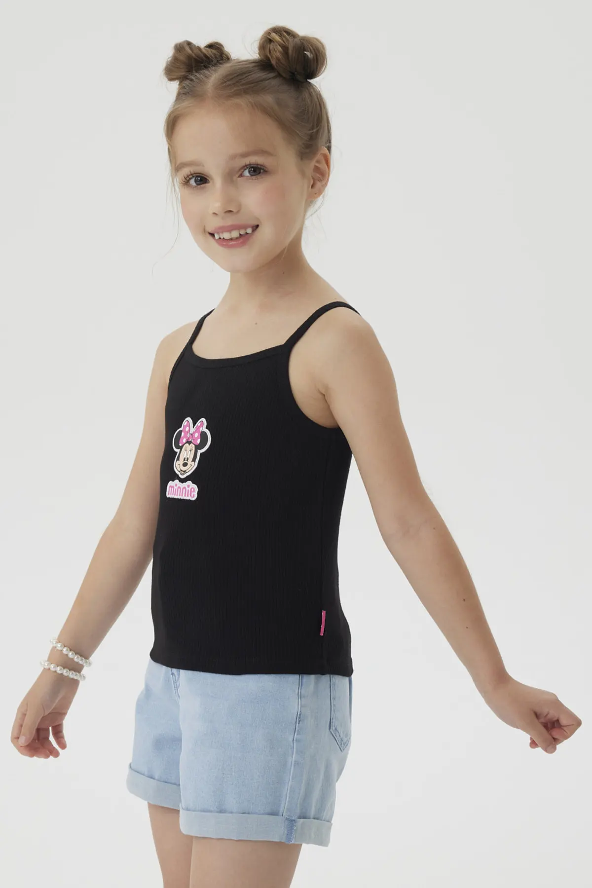 Polera Niña Minnie Negro - Image 2