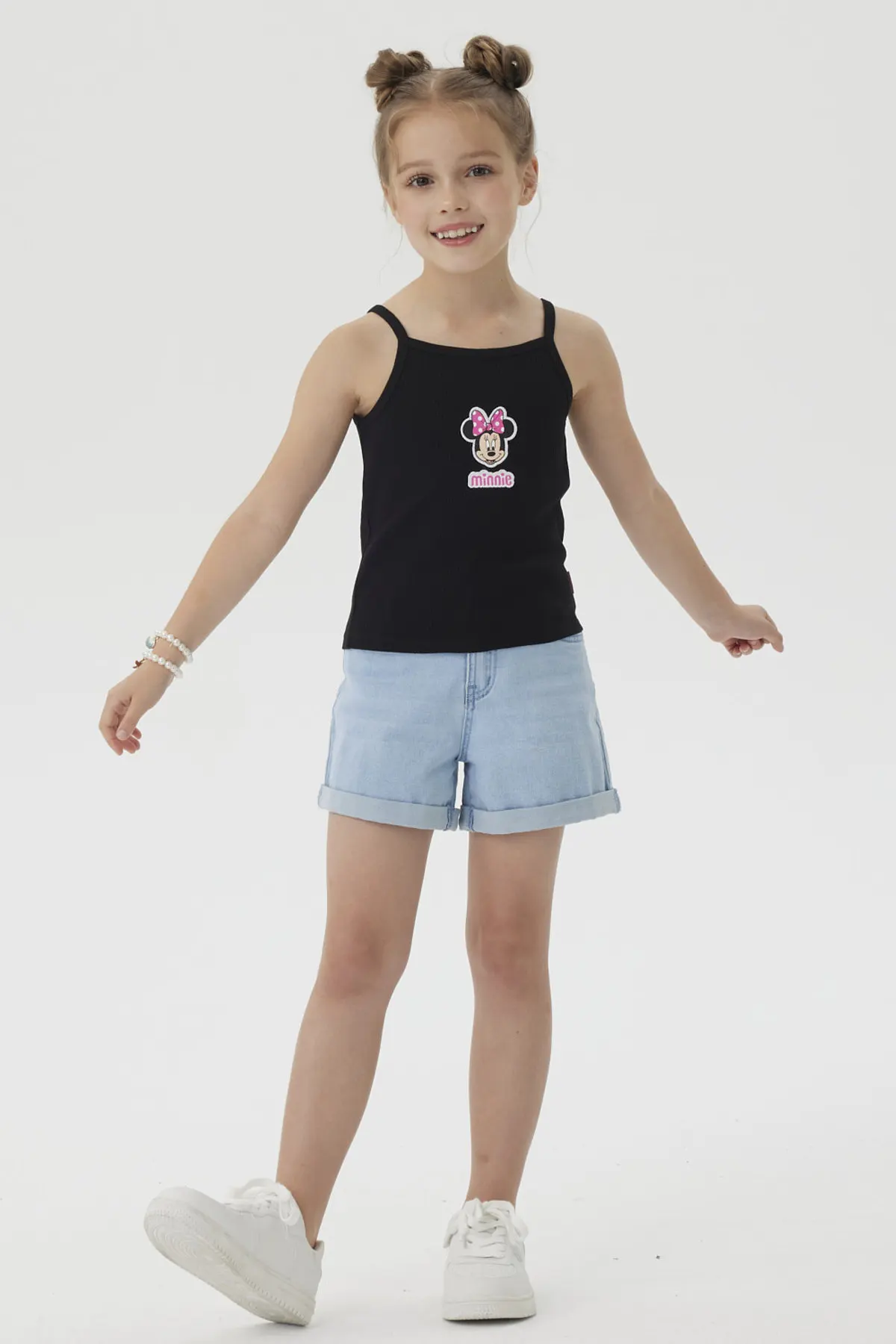 Polera Niña Minnie Negro - Image 4