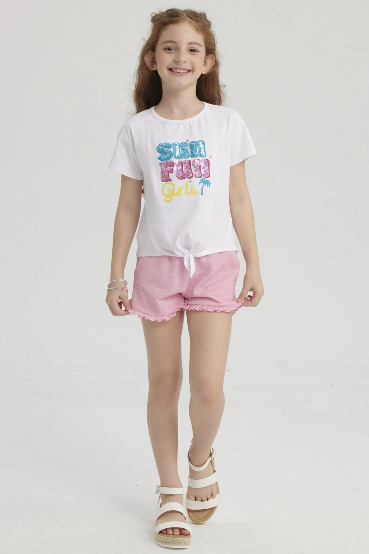 Polera Niña Nudo Blanco - Image 4