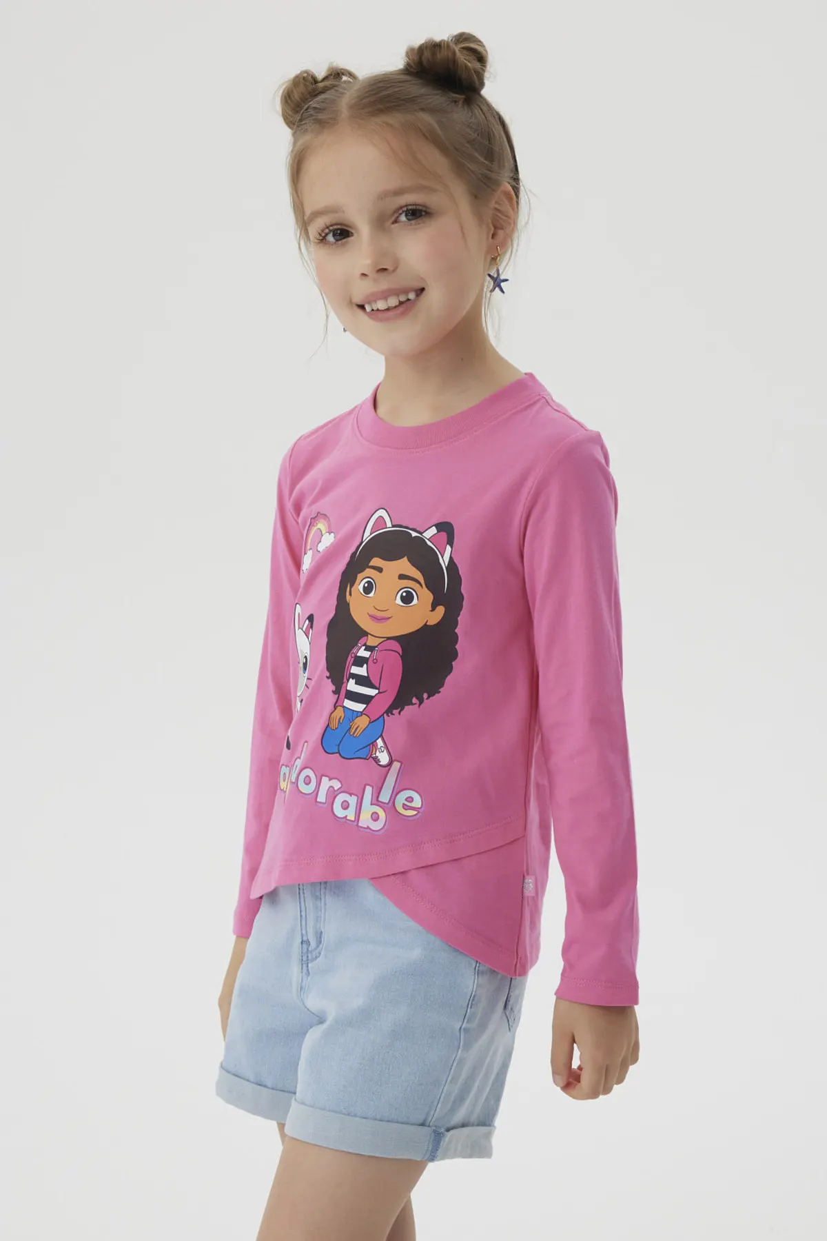 Polera Niña Pandy Paws Fucsia - Image 2