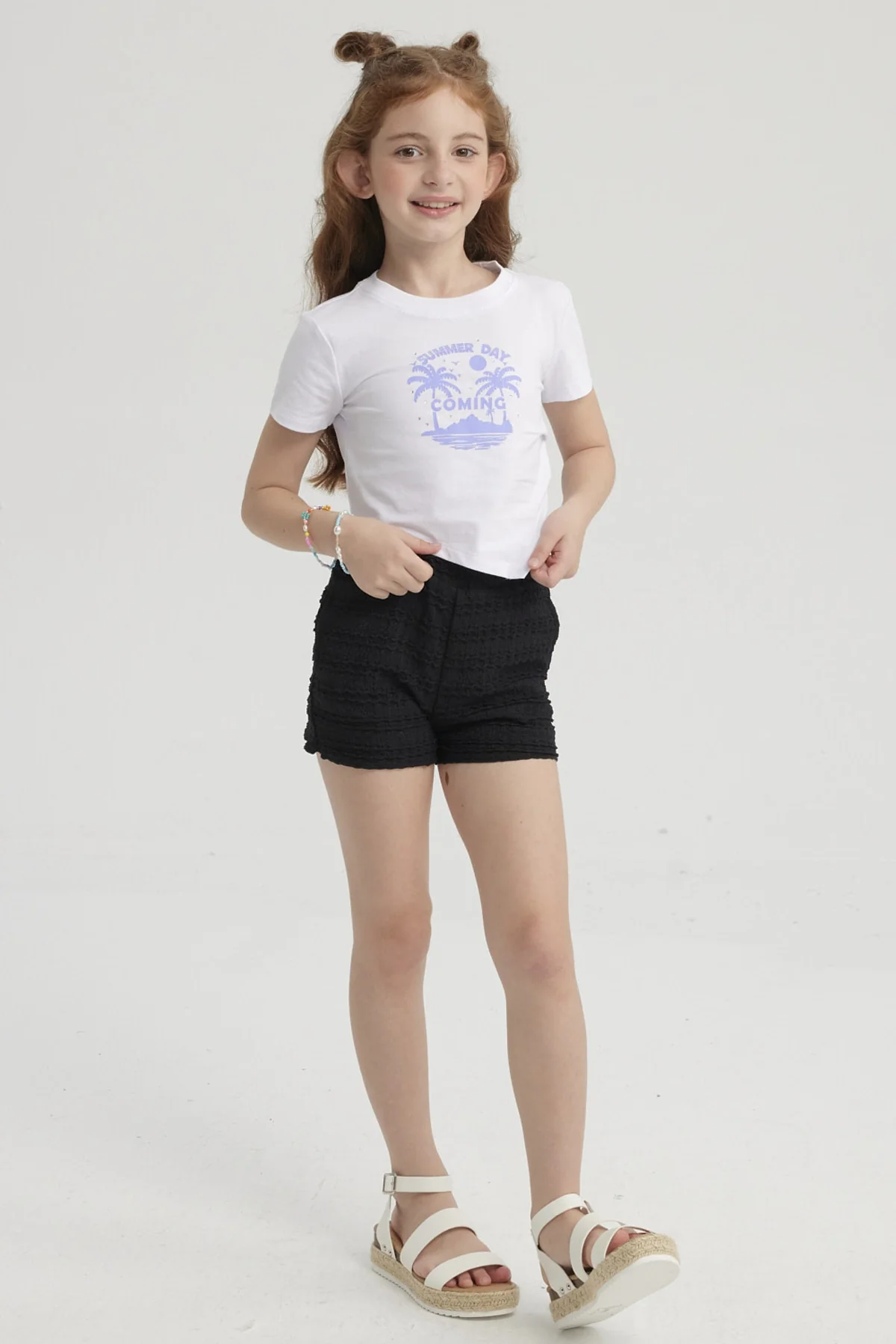 Polera Niña Print Basta Simétrica Blanco - Image 4