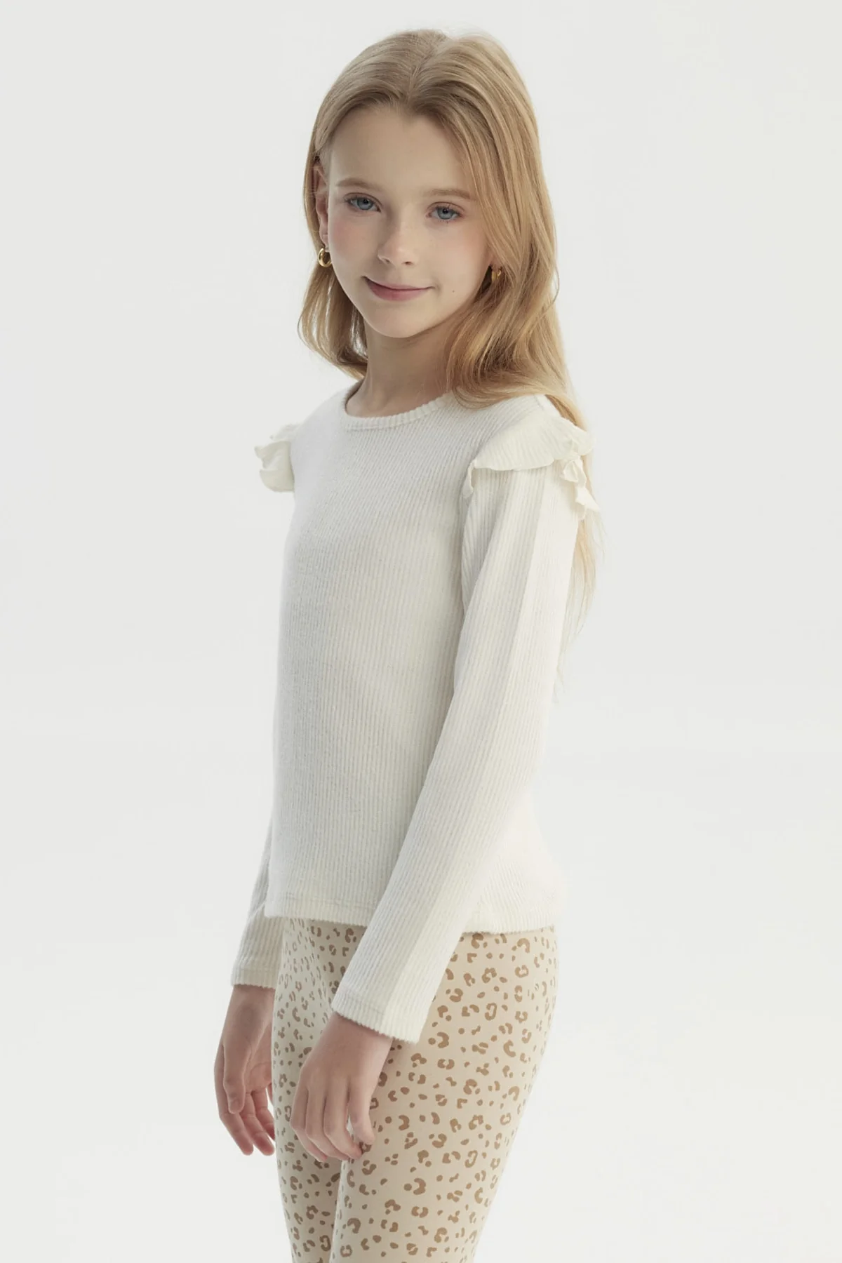 Polera Niña Slim Crudo - Image 2