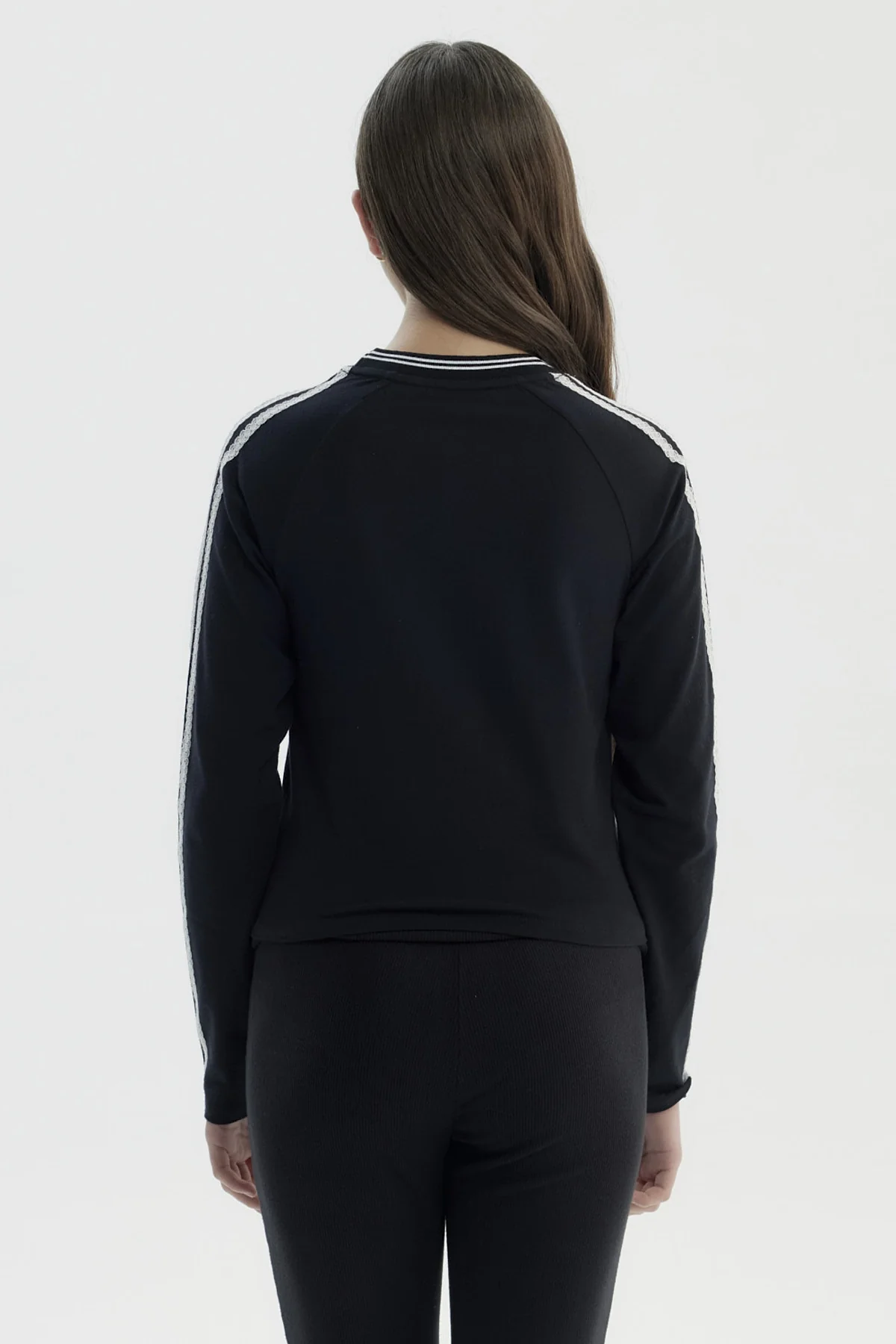 Polera Niña Slim Negro - Image 3