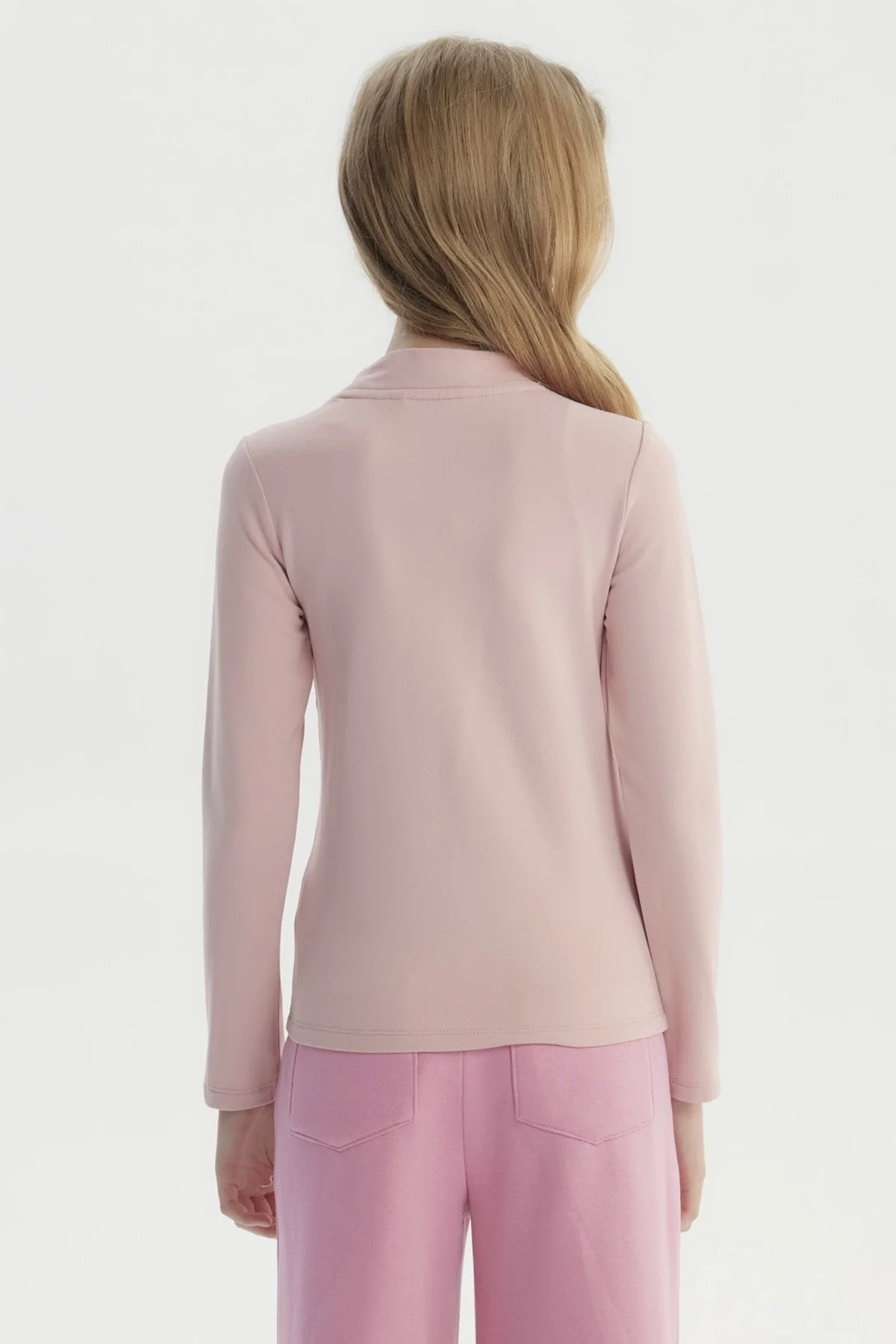 Polera Niña Slim Rosado - Image 3