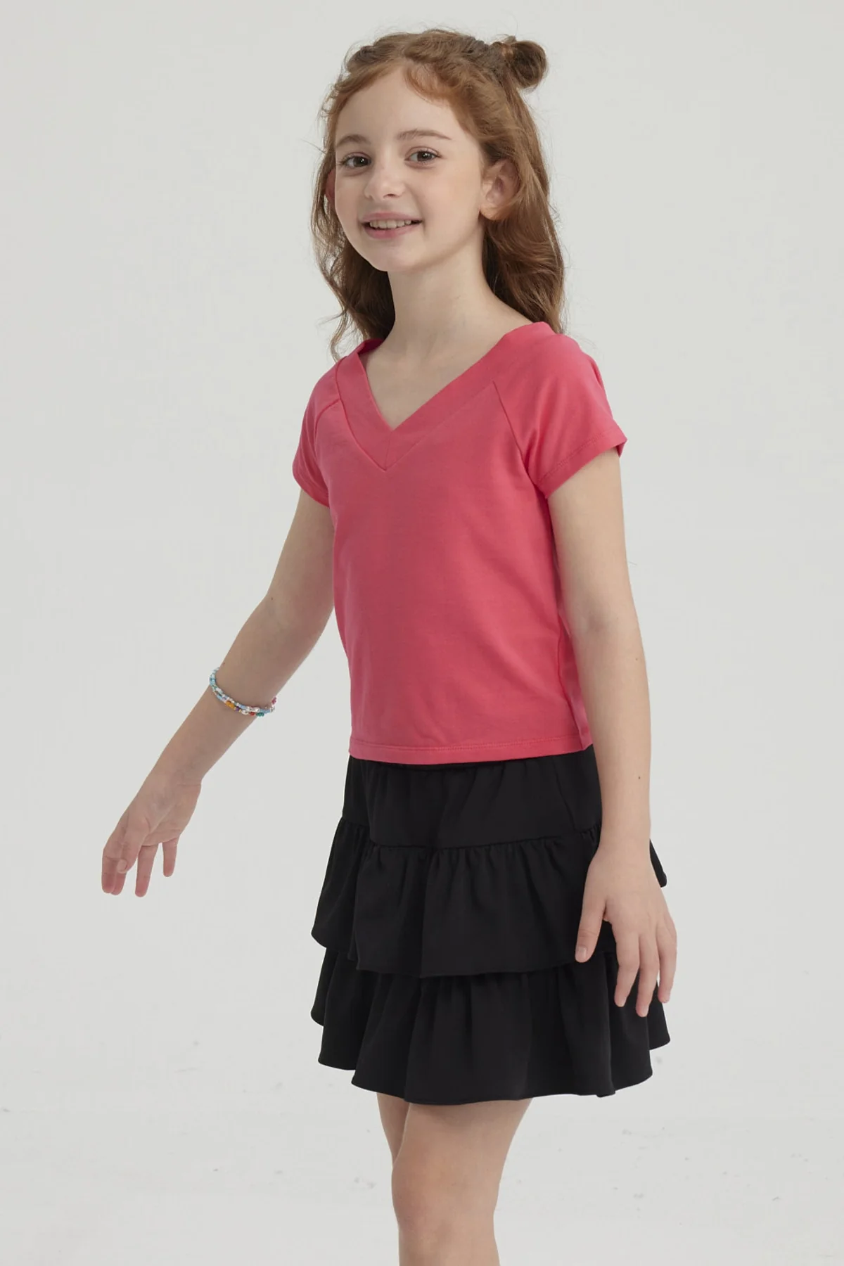 Polera Niña Teen Lisa Fucsia - Image 2