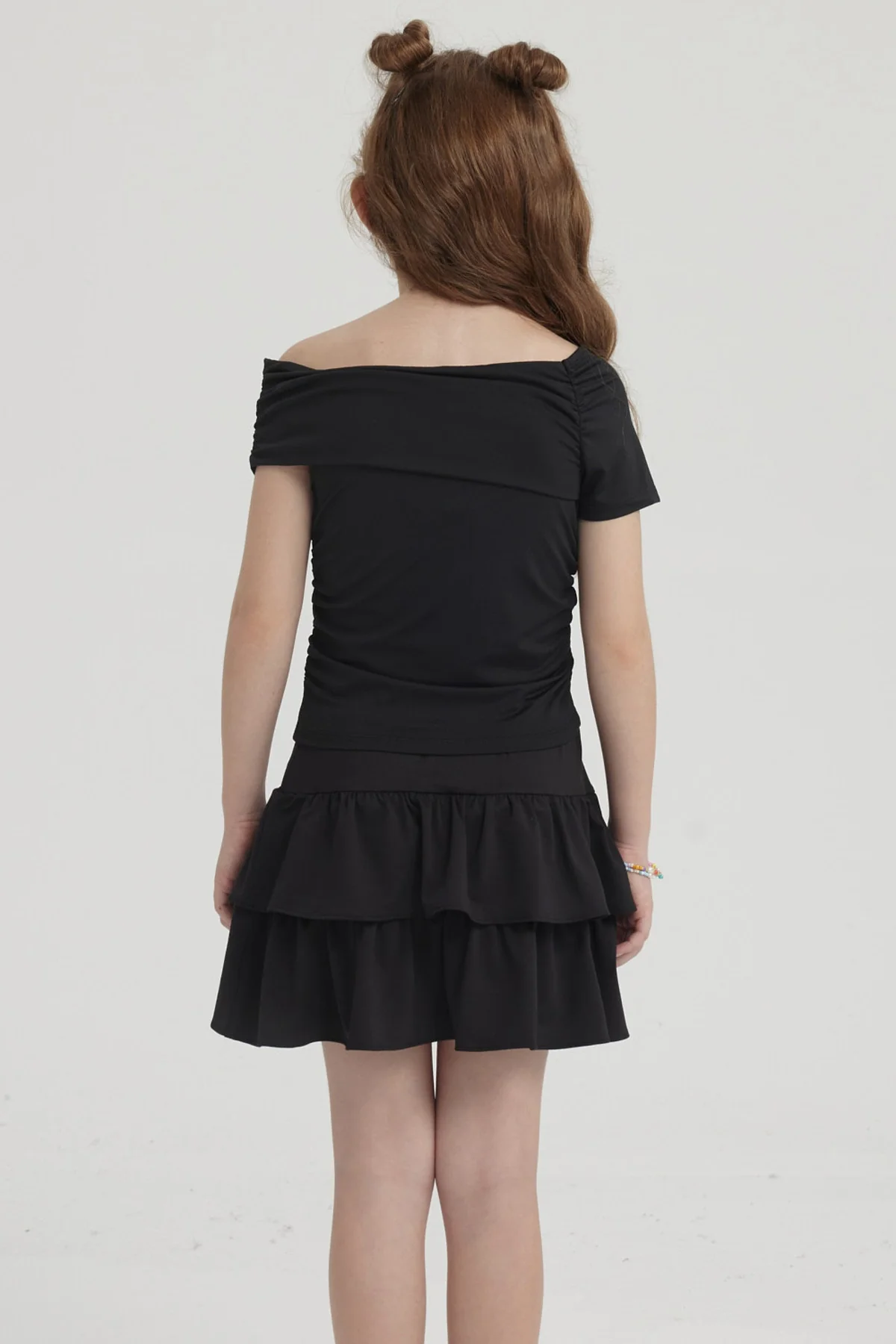 Polera Niña Teen Negro - Image 3