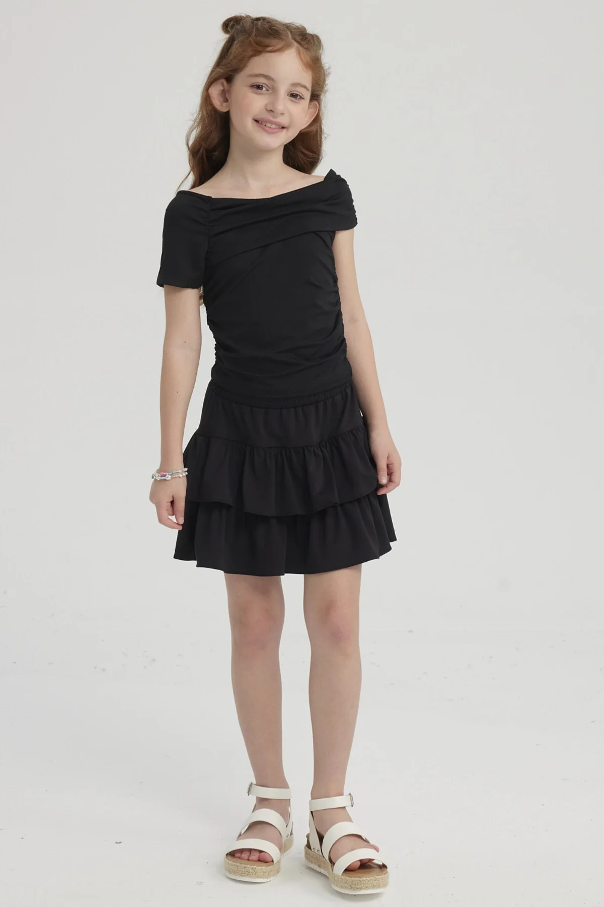 Polera Niña Teen Negro - Image 4