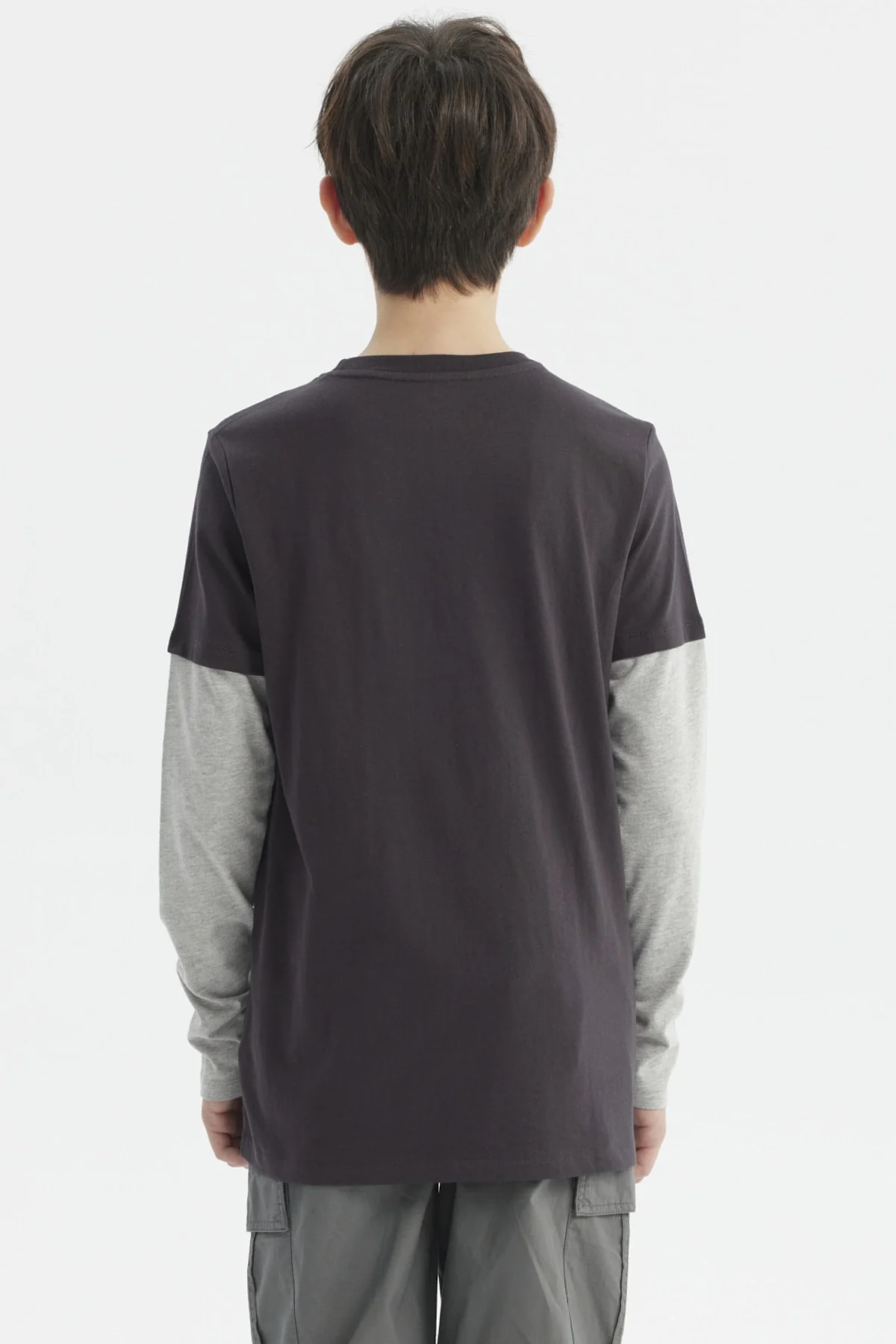 Polera Niño Básica Print Marengo - Image 3