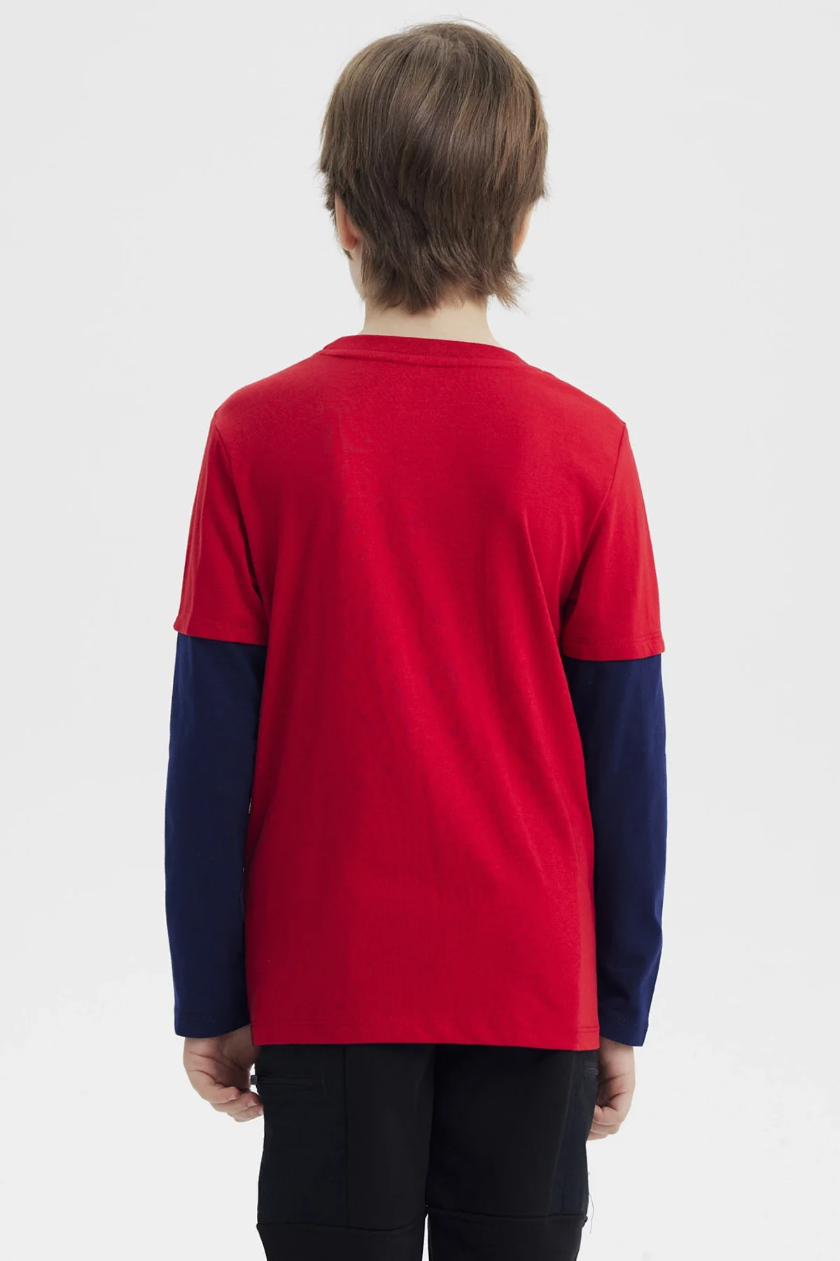Polera Niño Básica Print Rojo - Image 3
