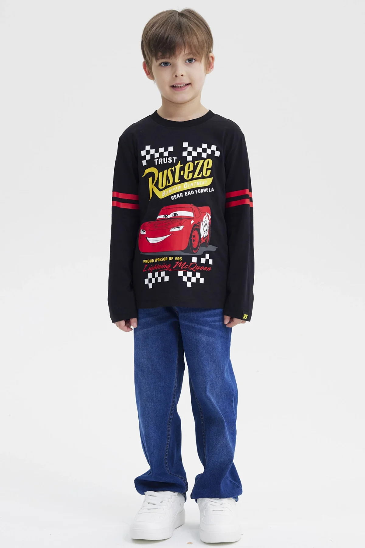 Polera Niño Cars Negro - Image 4