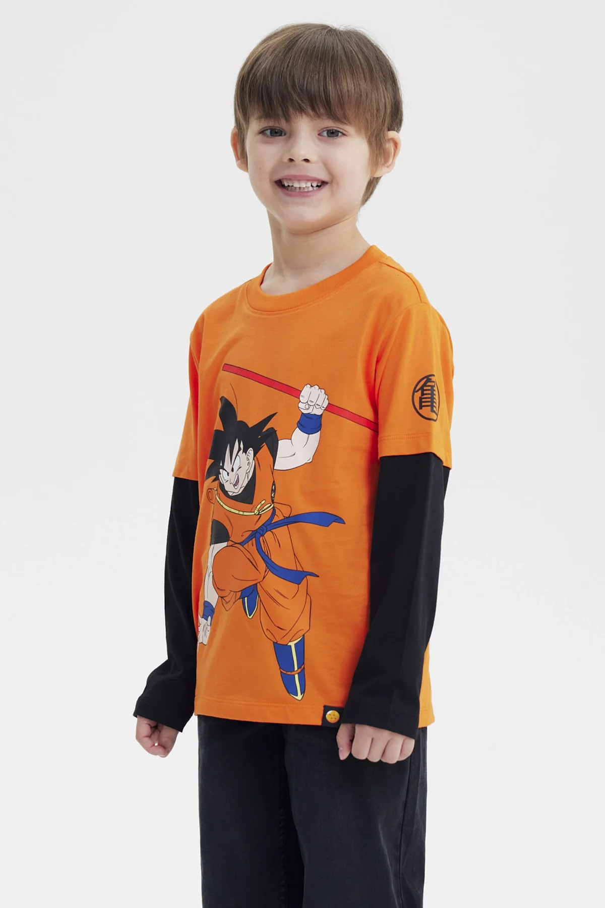 Polera Niño Dragon Ball Damasco - Image 2