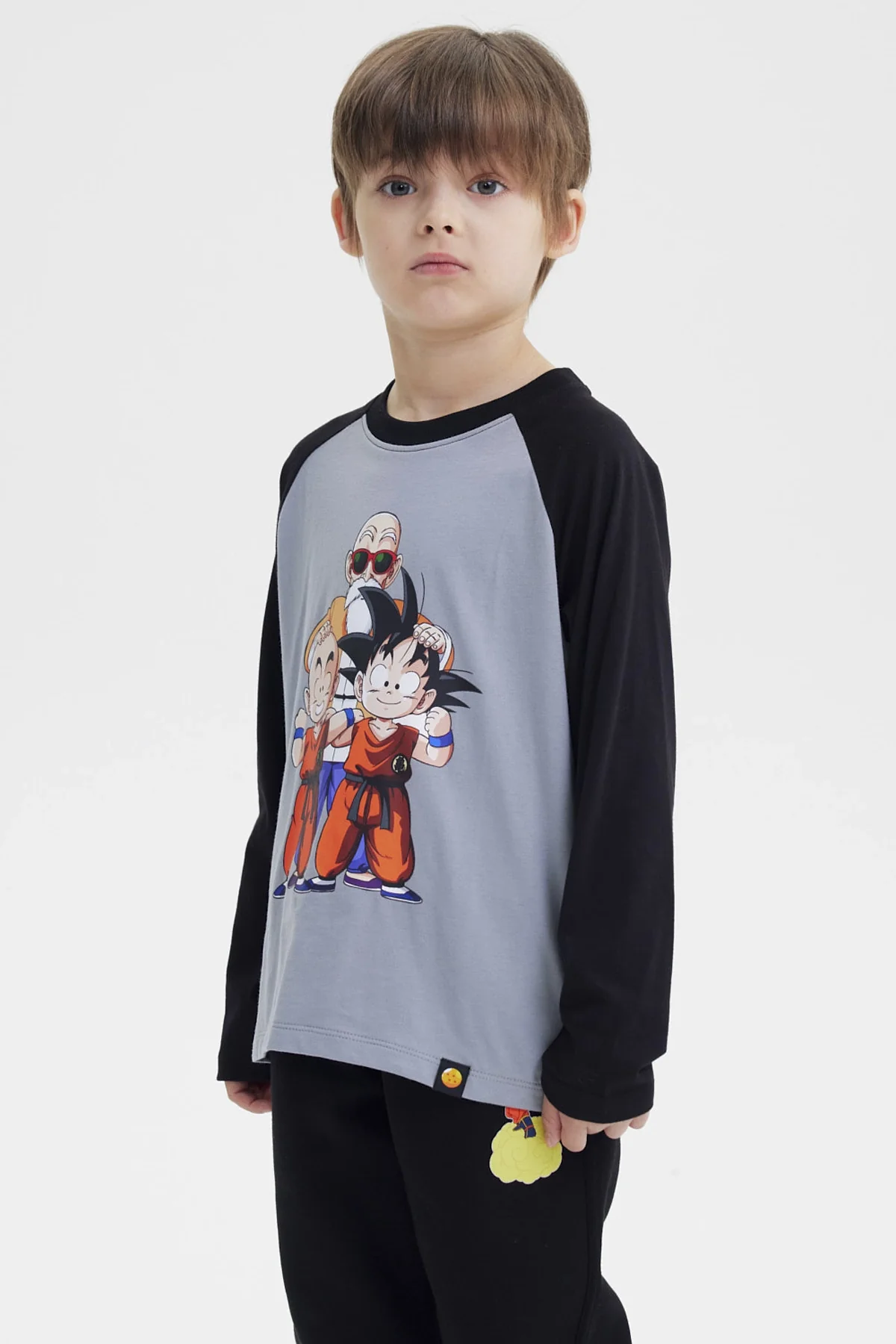 Polera Niño Dragon Ball Gris - Image 2