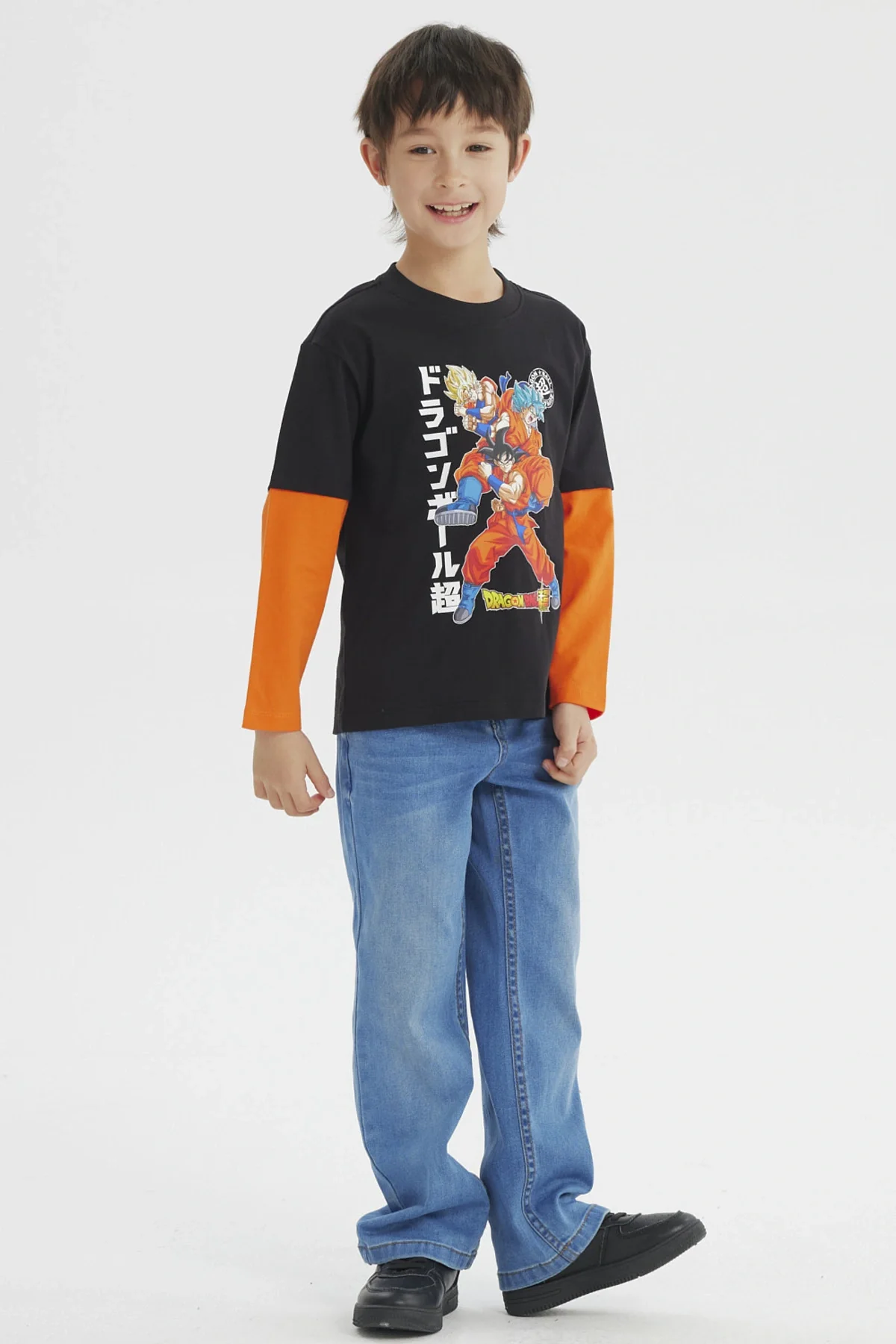 Polera Niño Dragon Ball Negro - Image 4