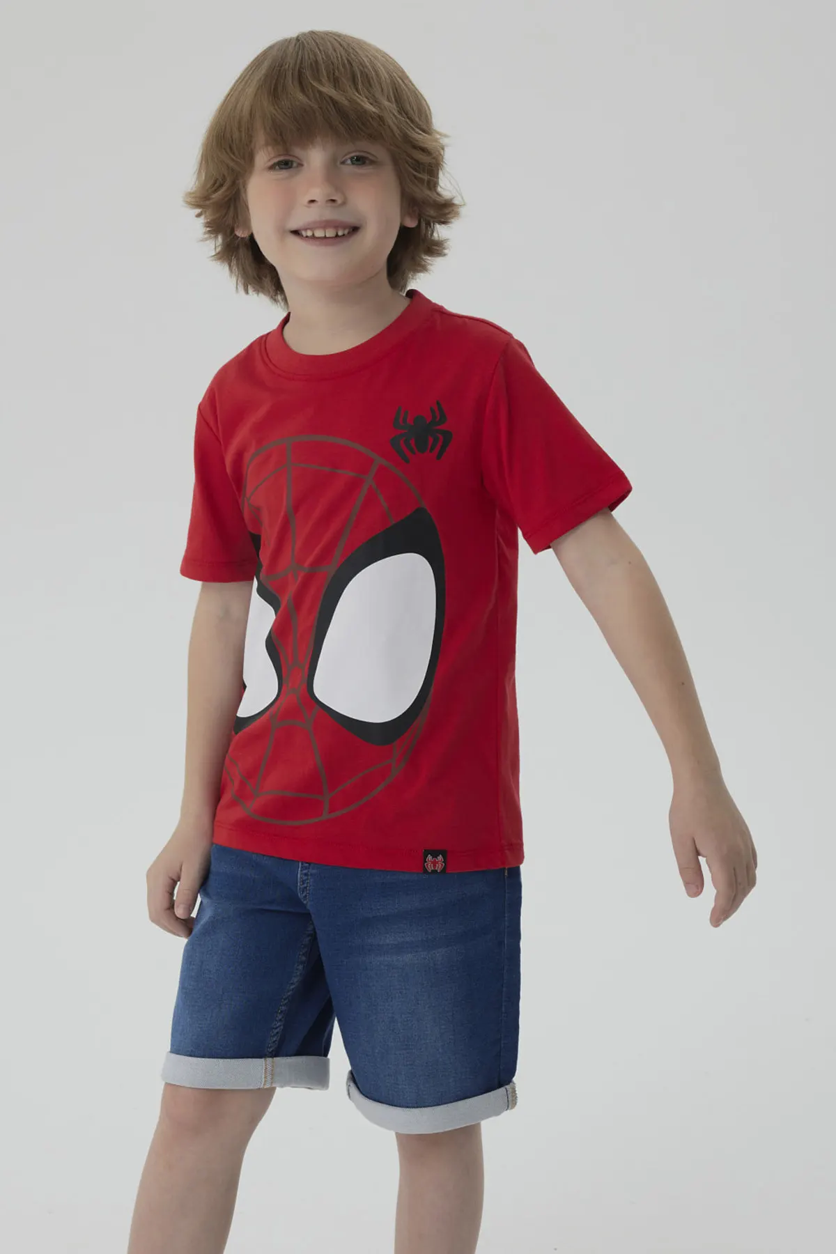 Polera Niño Estampado Rojo - Image 2