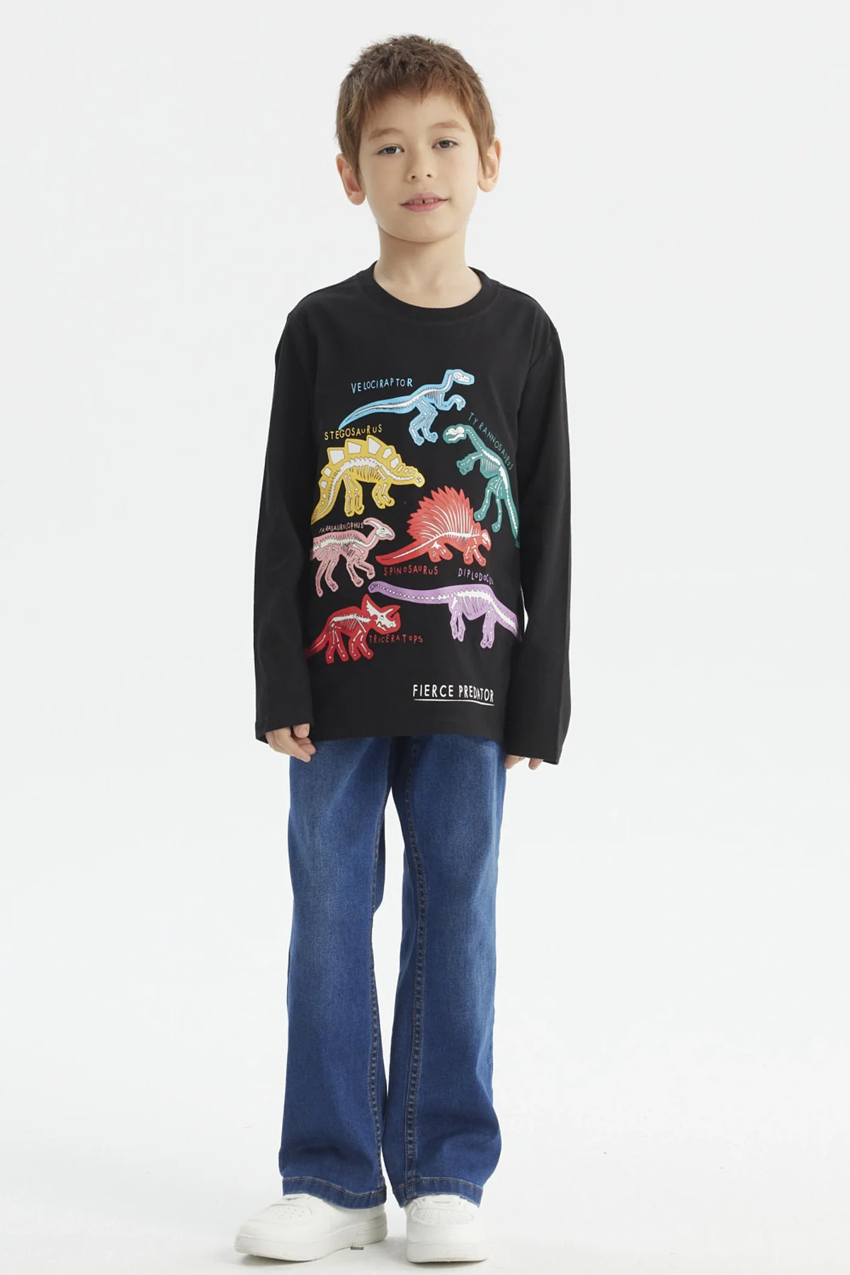 Polera Niño Fosforecente Negro - Image 4
