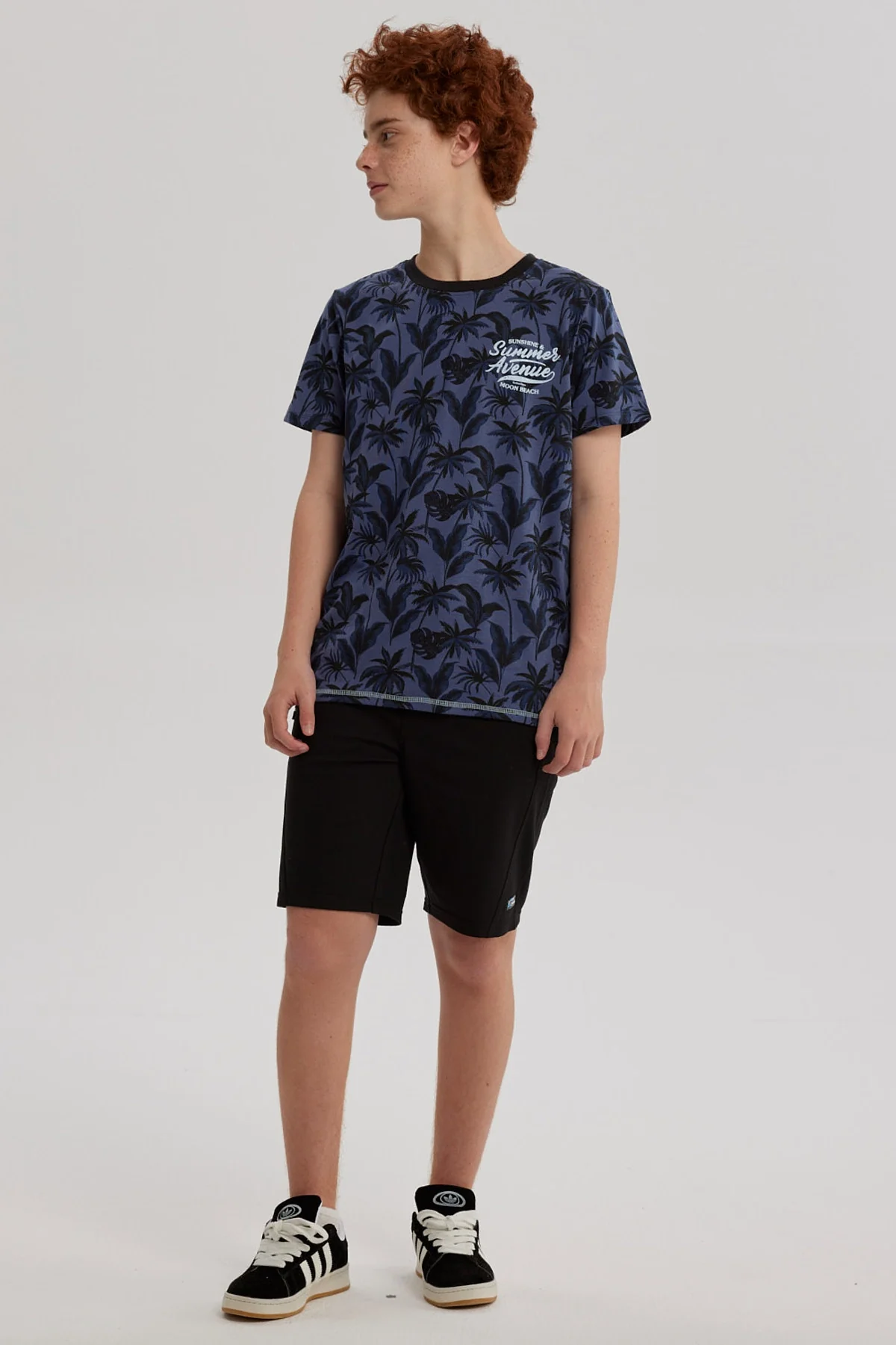 Polera Niño Full Print Y Estampado Azul - Image 4