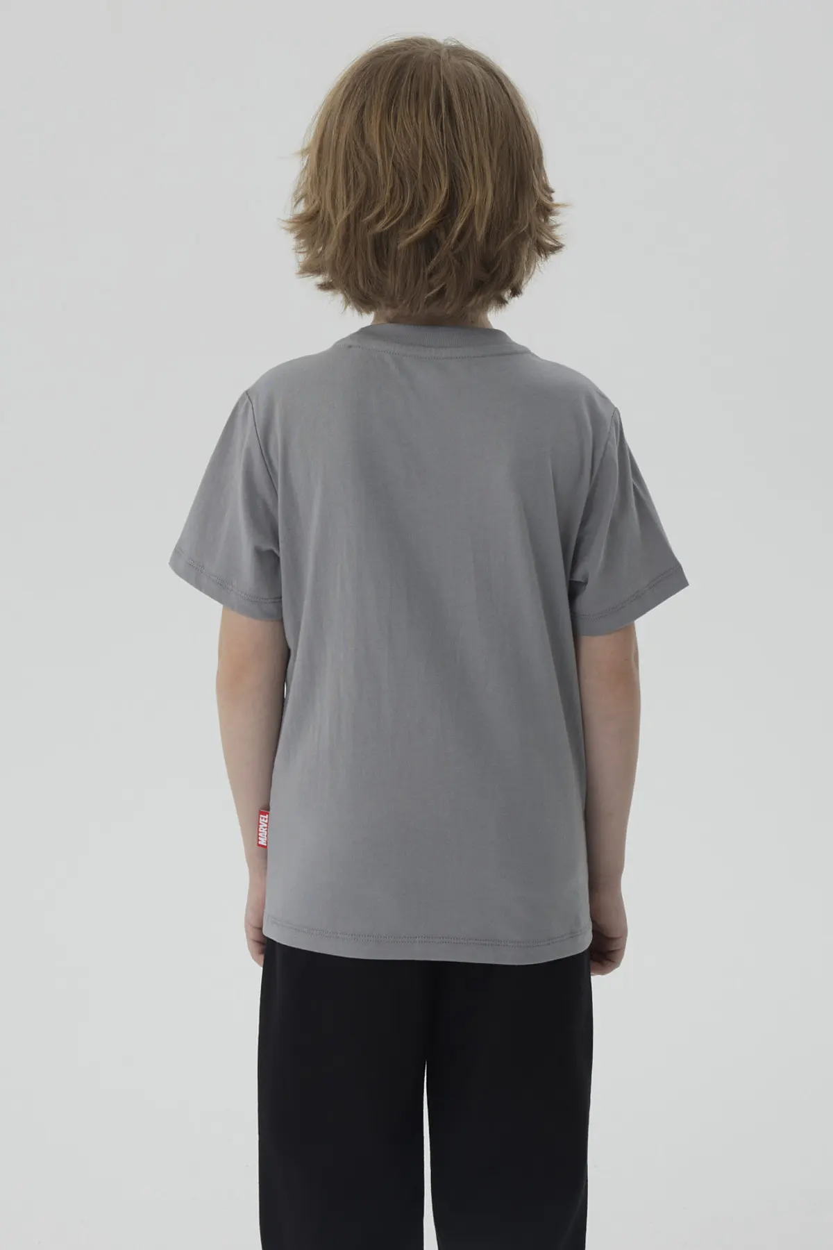 Polera Niño Hulk Gris - Image 3