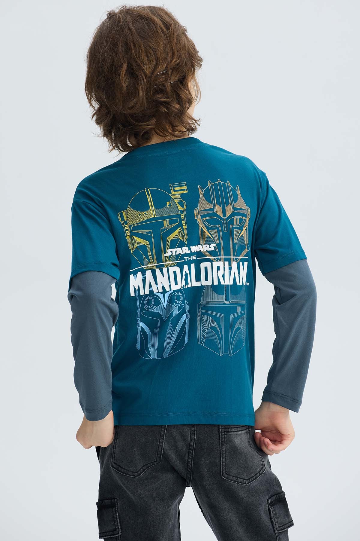 Polera Niño Mandalorian Petróleo - Image 2
