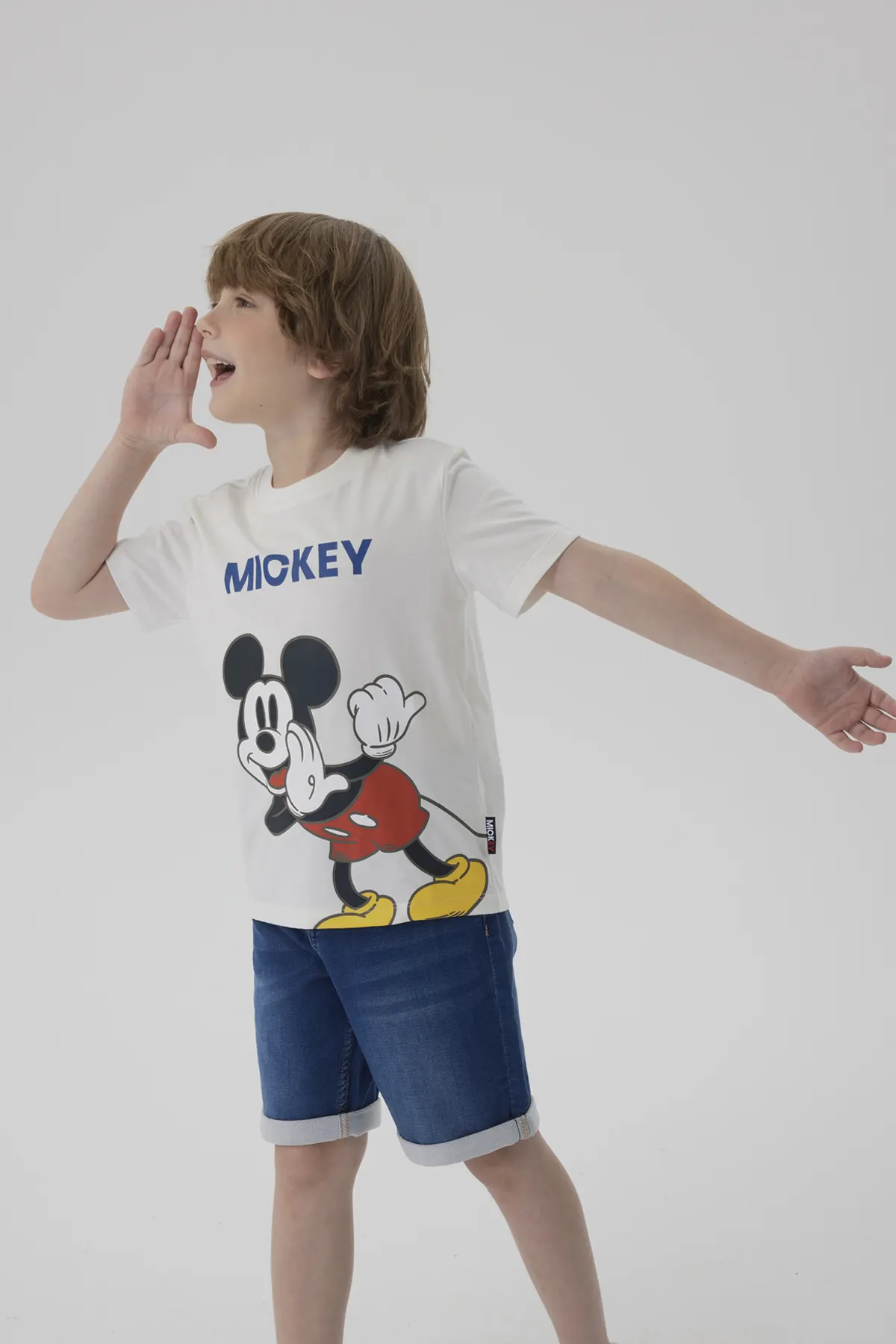 Polera Niño Mickey Y Sus Amigos Crema - Image 4