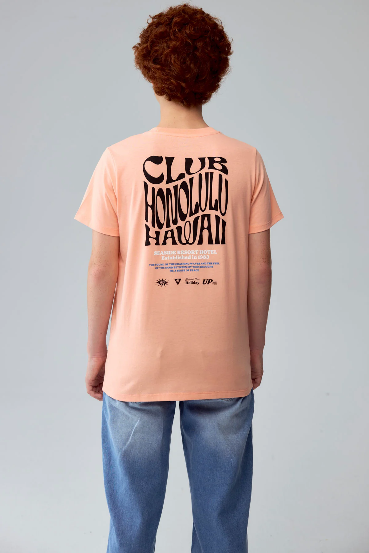 Polera Niño Print Coral - Image 2