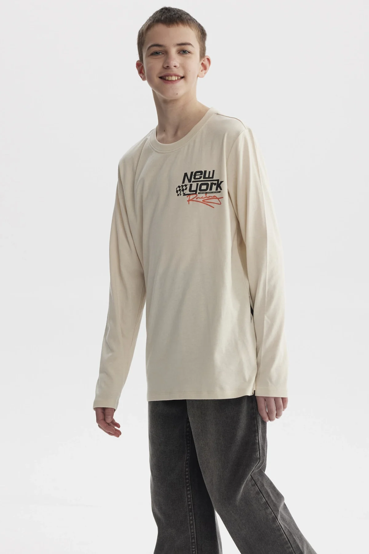 Polera Niño Print Crudo - Image 2
