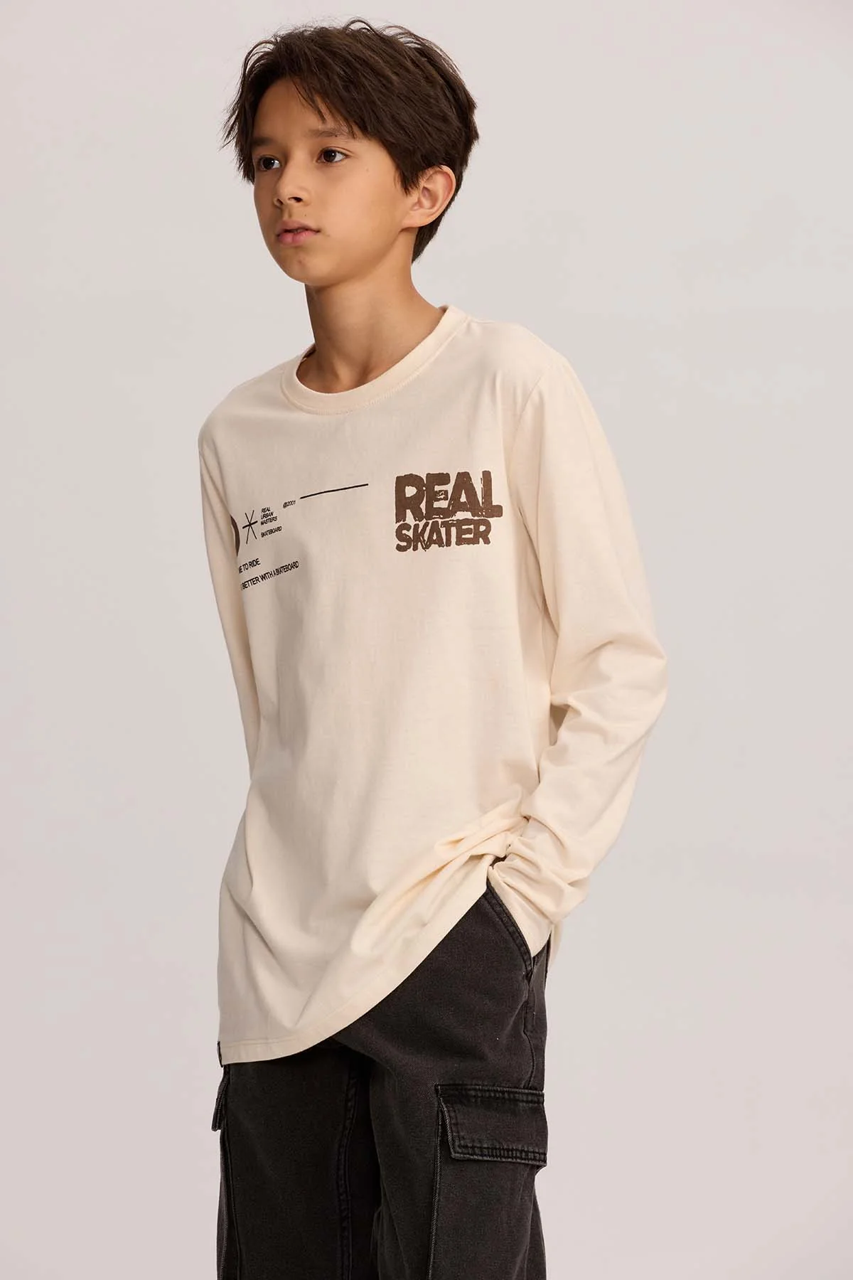 Polera Niño Print Crudo - Image 2