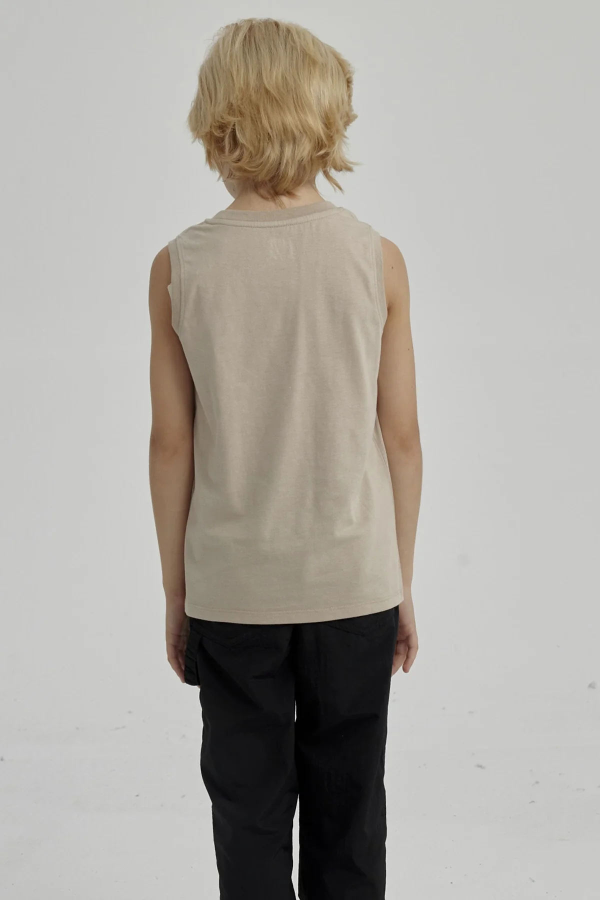 Polera Niño Print Kaki - Image 3