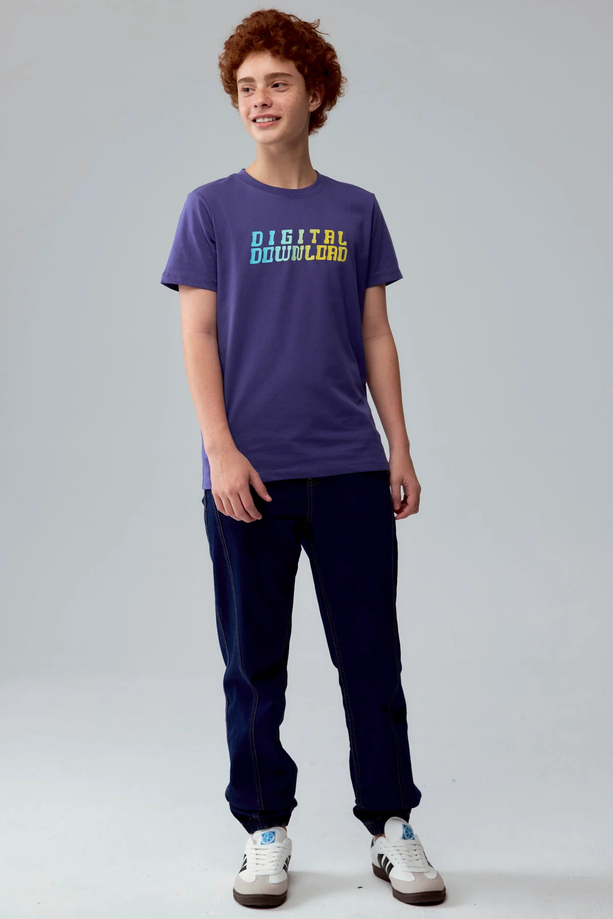 Polera Niño Print Morado - Image 4