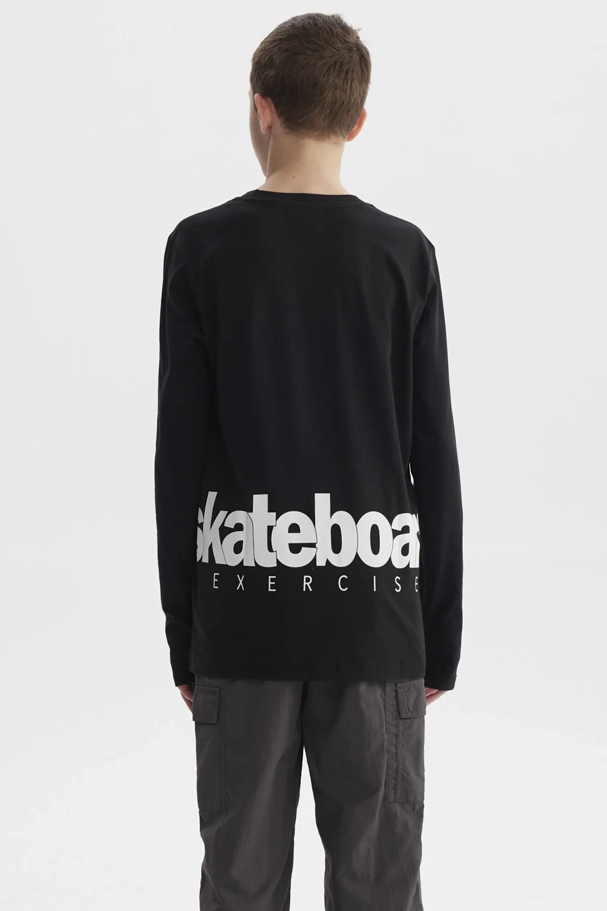 Polera Niño Print Negro - Image 2