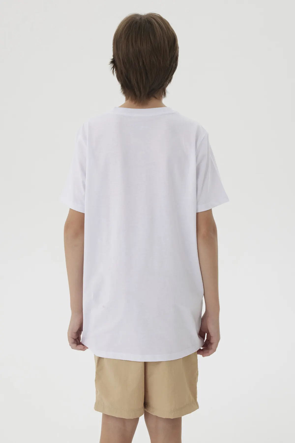 Polera Niño Print Posicional Blanco - Image 3