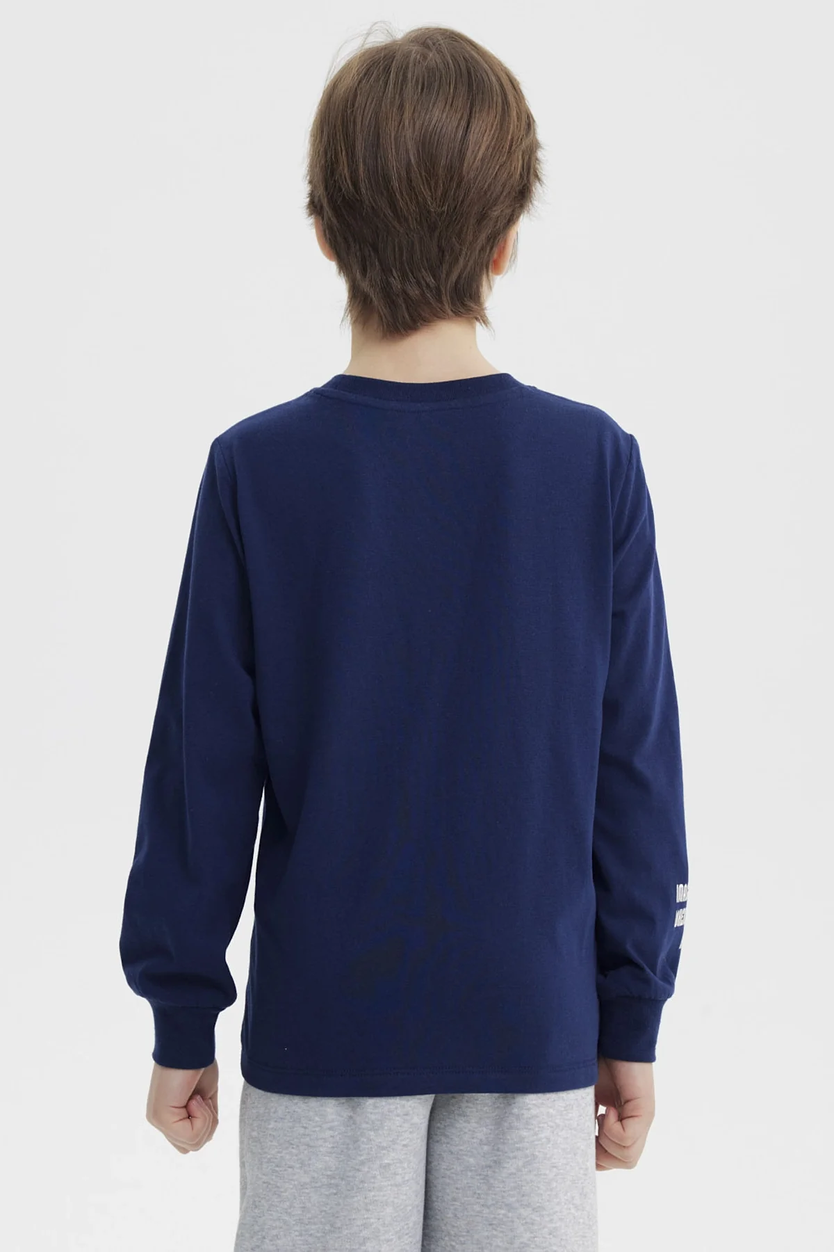 Polera Niño Slim Azul Oscuro - Image 3