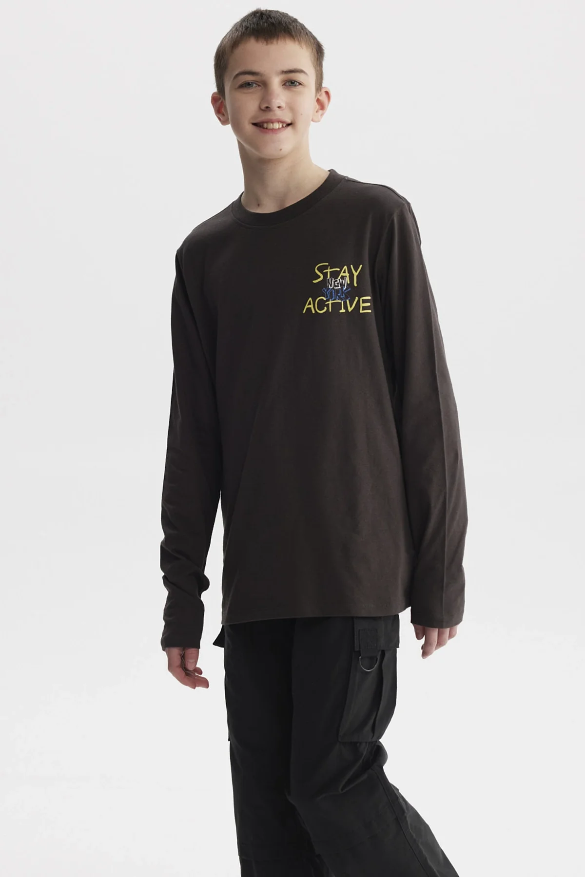 Polera Niño Slim Marengo - Image 2