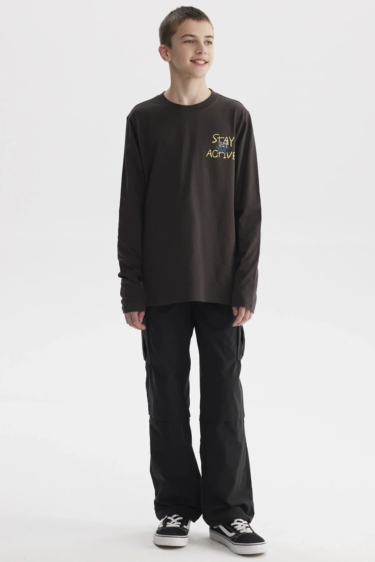 Polera Niño Slim Marengo - Image 4
