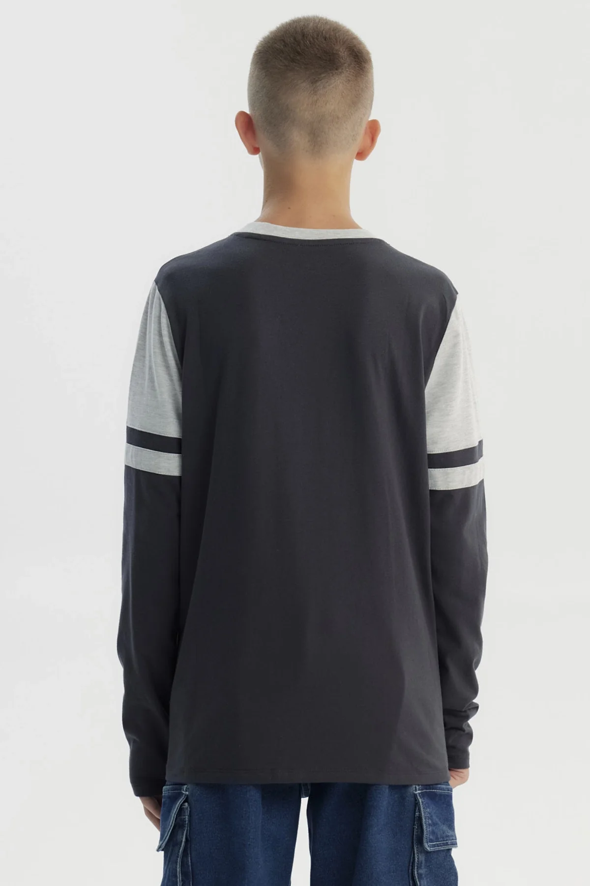 Polera Niño Slim Marengo - Image 3