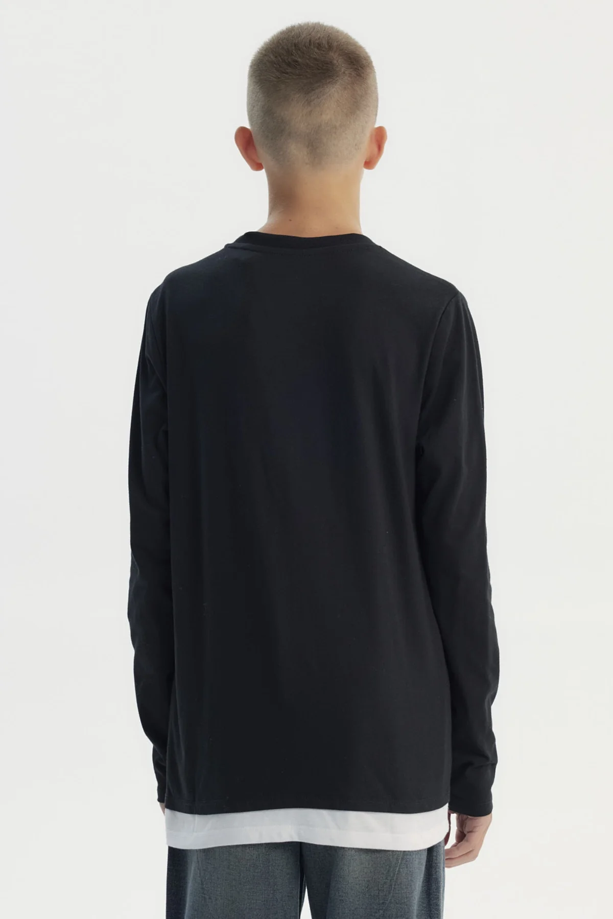 Polera Niño Slim Negro - Image 3