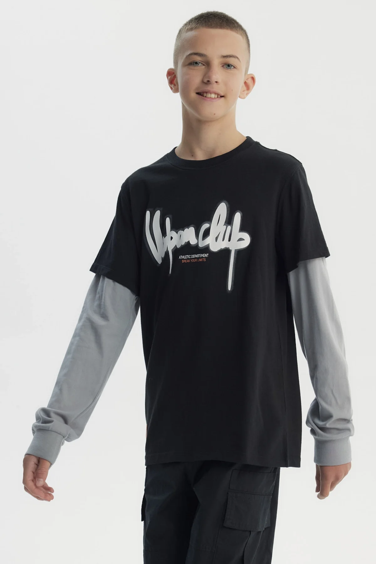 Polera Niño Slim Negro - Image 2