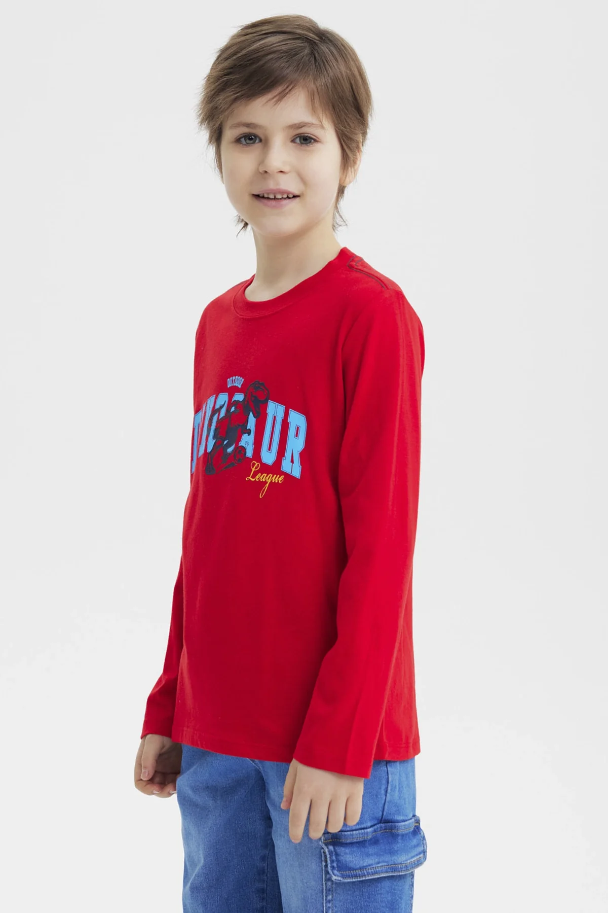 Polera Niño Slim Rojo - Image 2