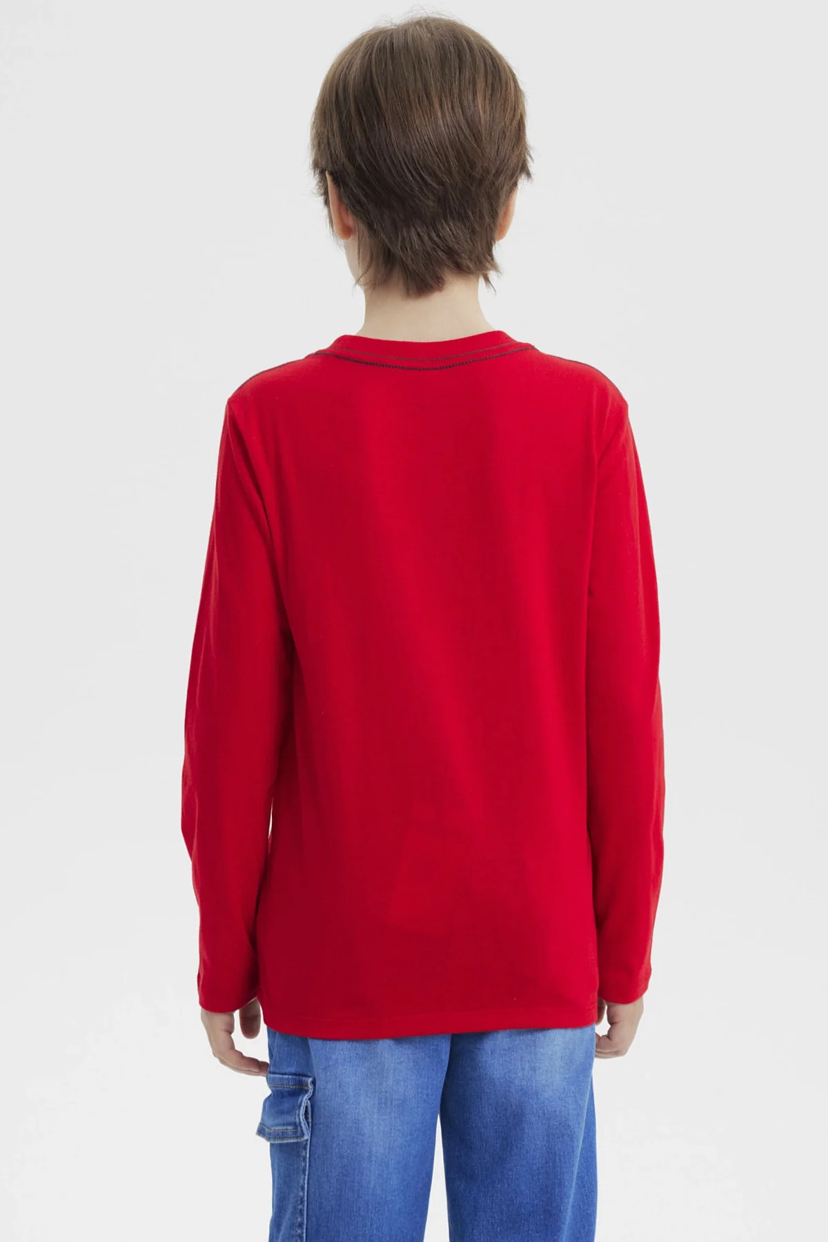 Polera Niño Slim Rojo - Image 3