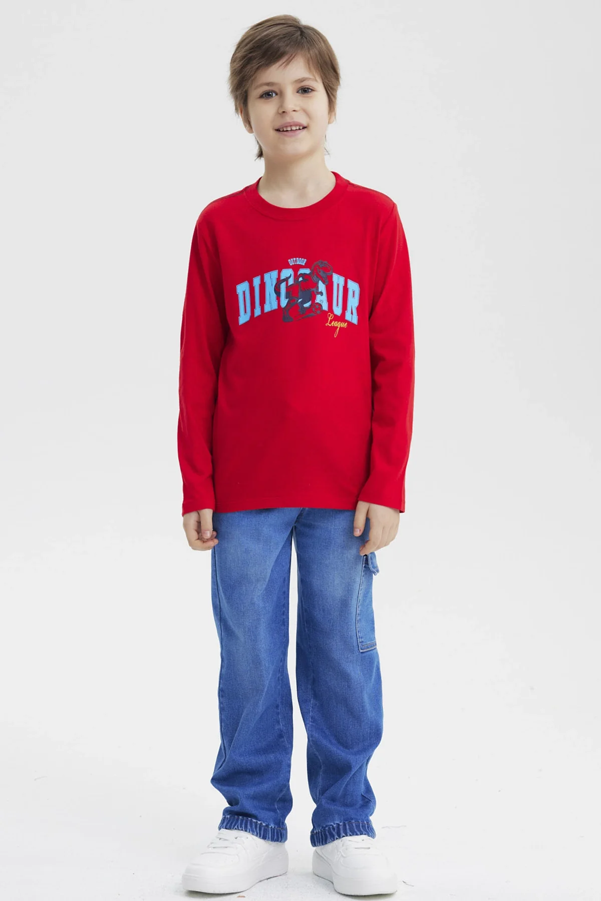Polera Niño Slim Rojo - Image 4