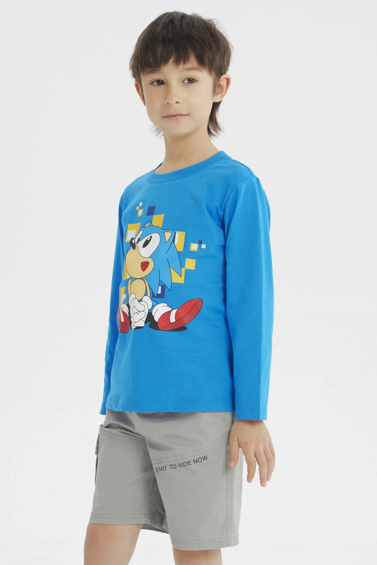 Polera Niño Sonic Azul - Image 2