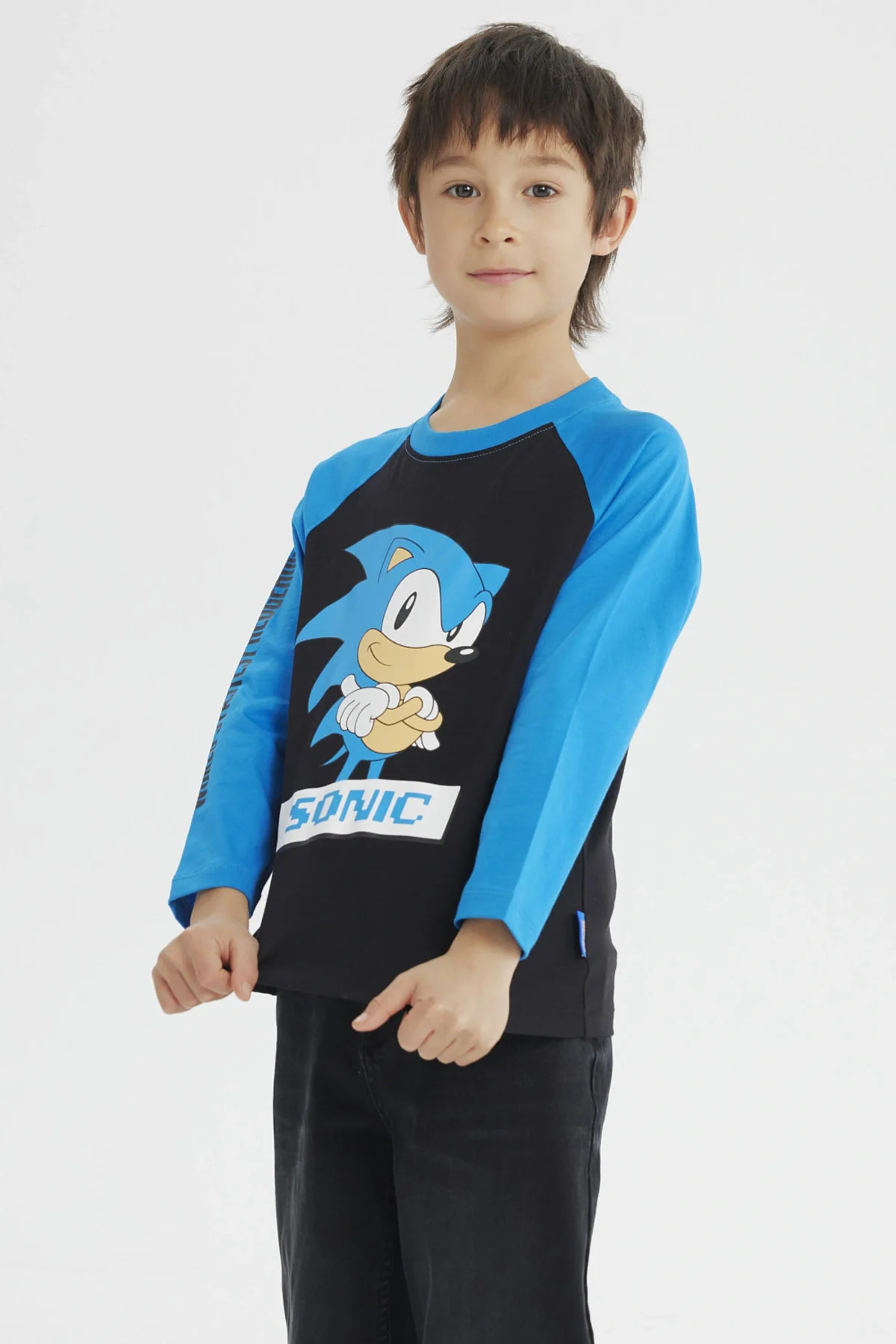 Polera Niño Sonic Negro - Image 2