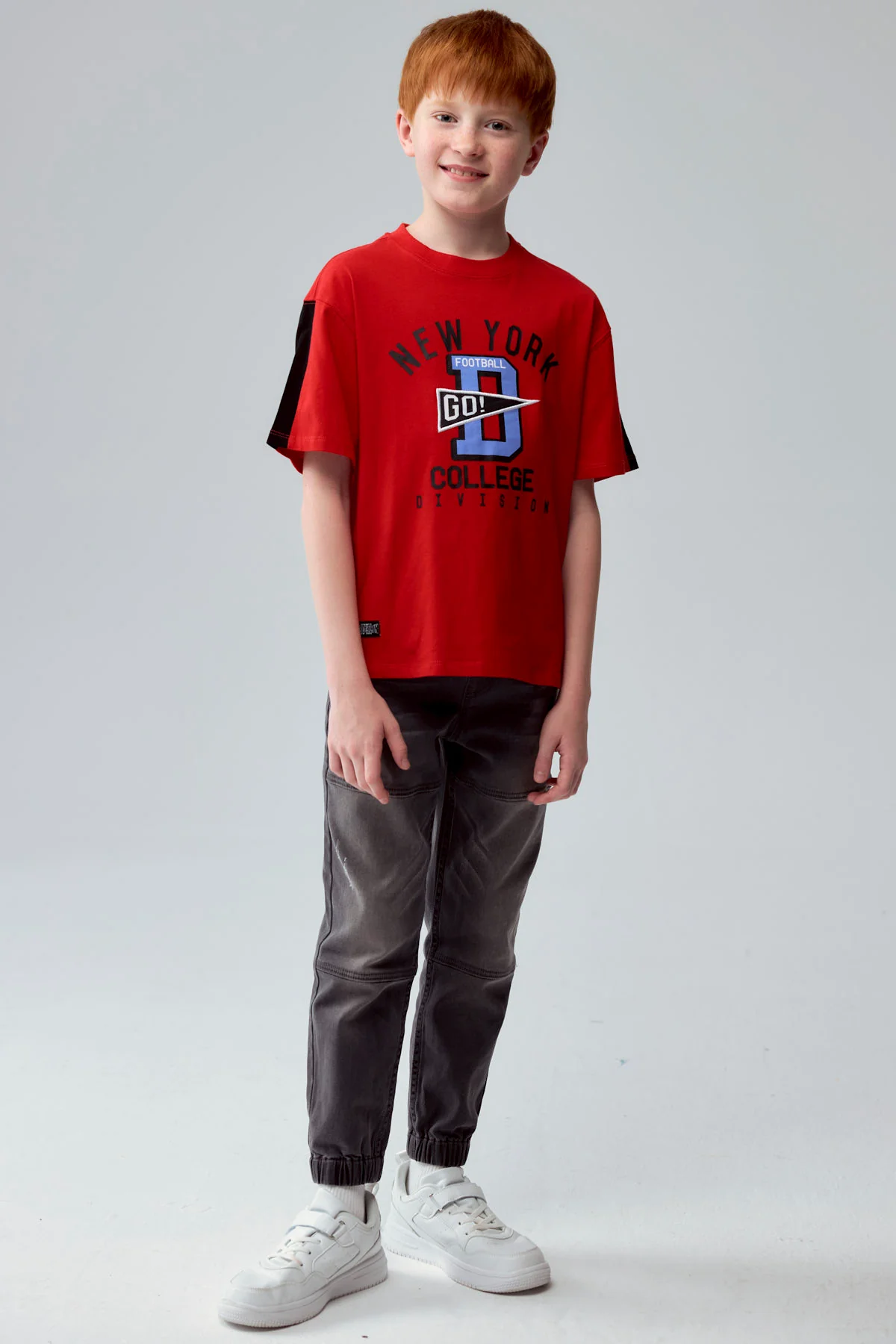 Polera Niño Toddler College Rojo - Image 4