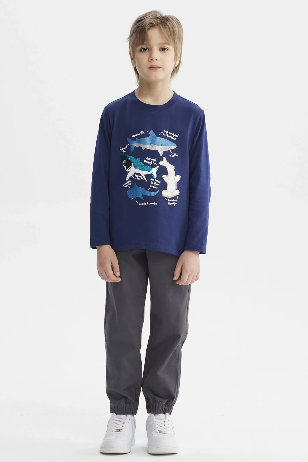 Polera Niño Toddler Print Azul Oscuro - Image 4