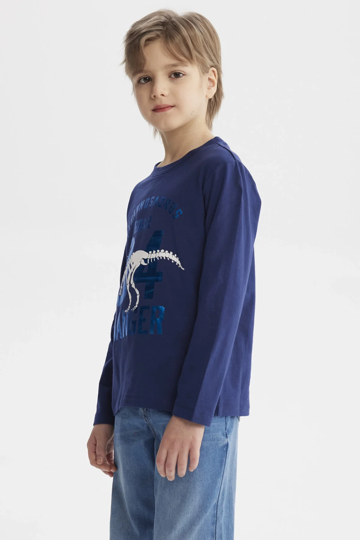 Polera Niño Toddler Print Azul Oscuro - Image 2