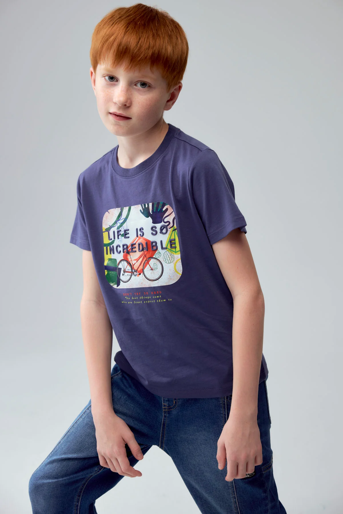 Polera Niño Toodler Print Azul - Image 2