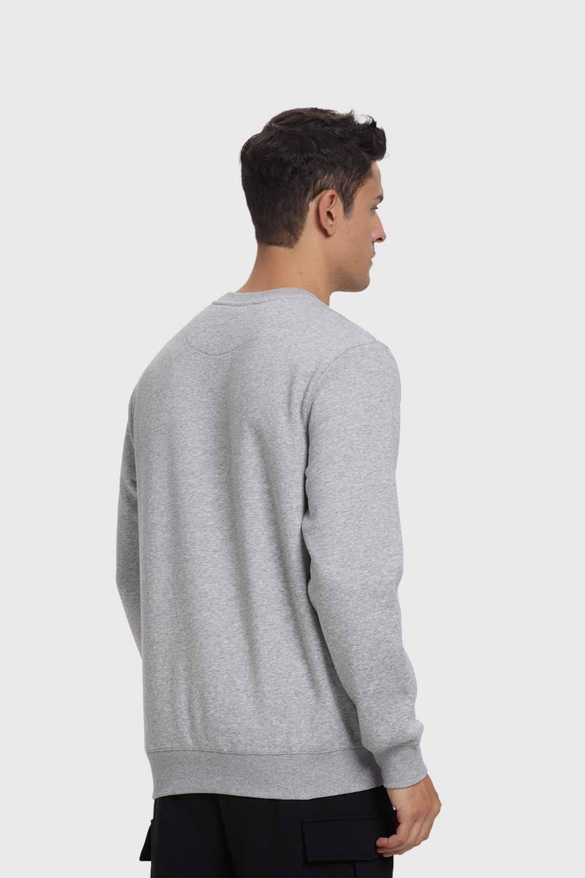 Polerón Hombre Básico Gris - Image 3