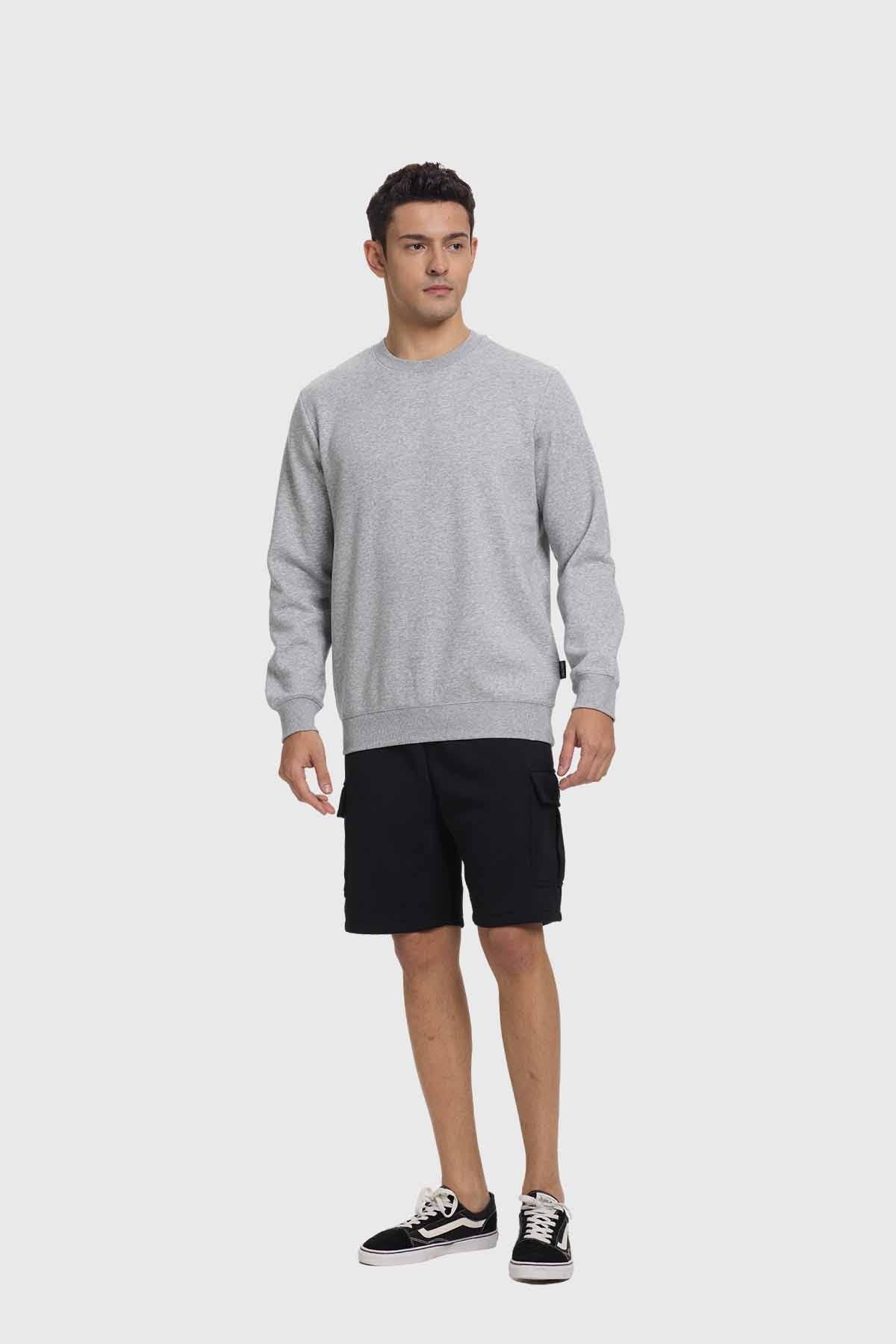 Polerón Hombre Básico Gris - Image 4