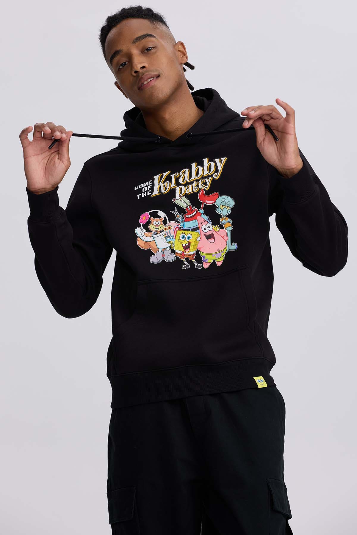 Polerón Hombre Bob Esponja Negro - Image 2