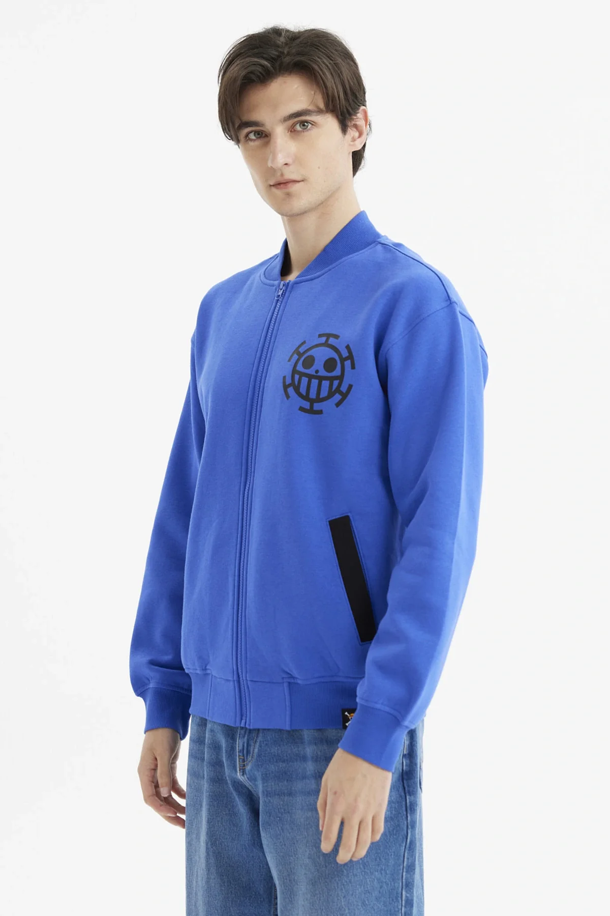 Polerón Hombre College One Piece Azul - Image 3