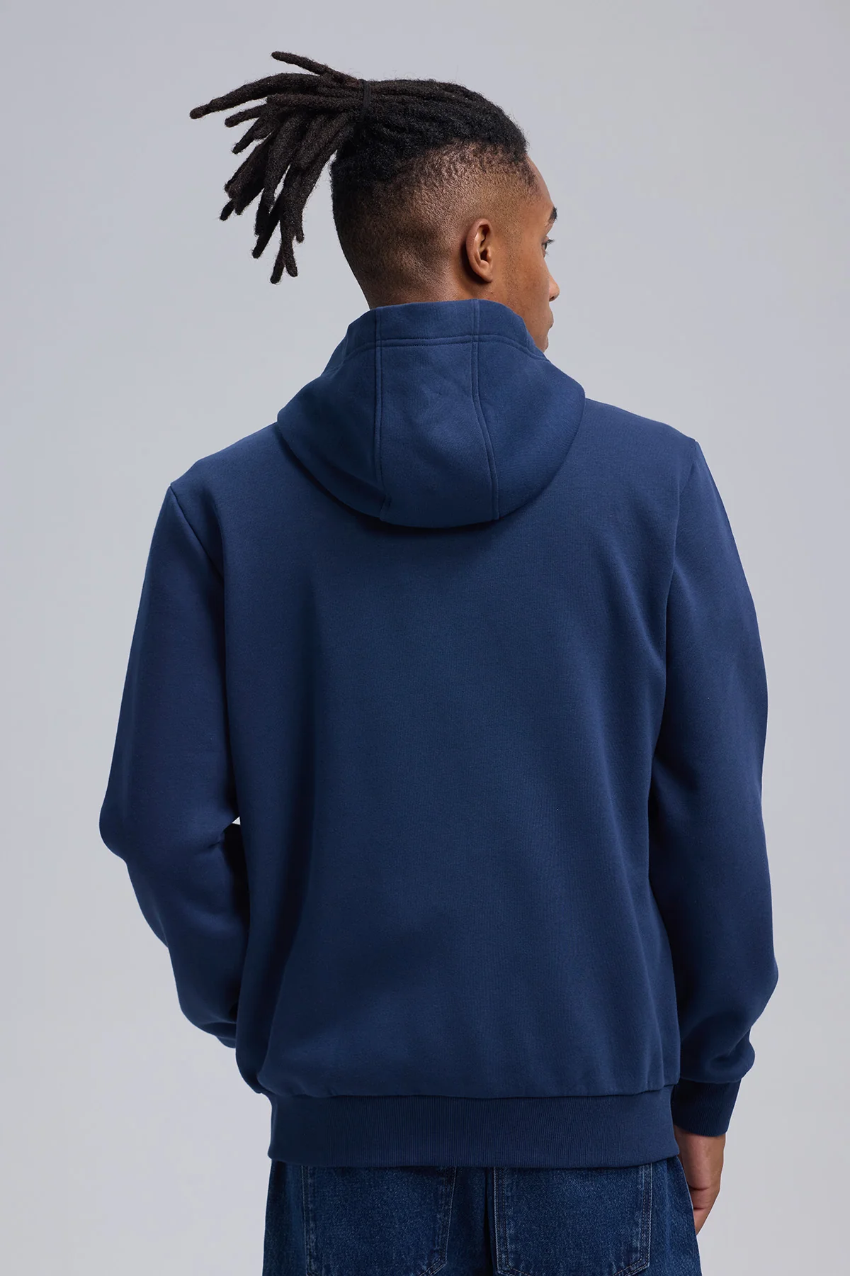 Polerón Hombre Full Zipper Azul - Image 3